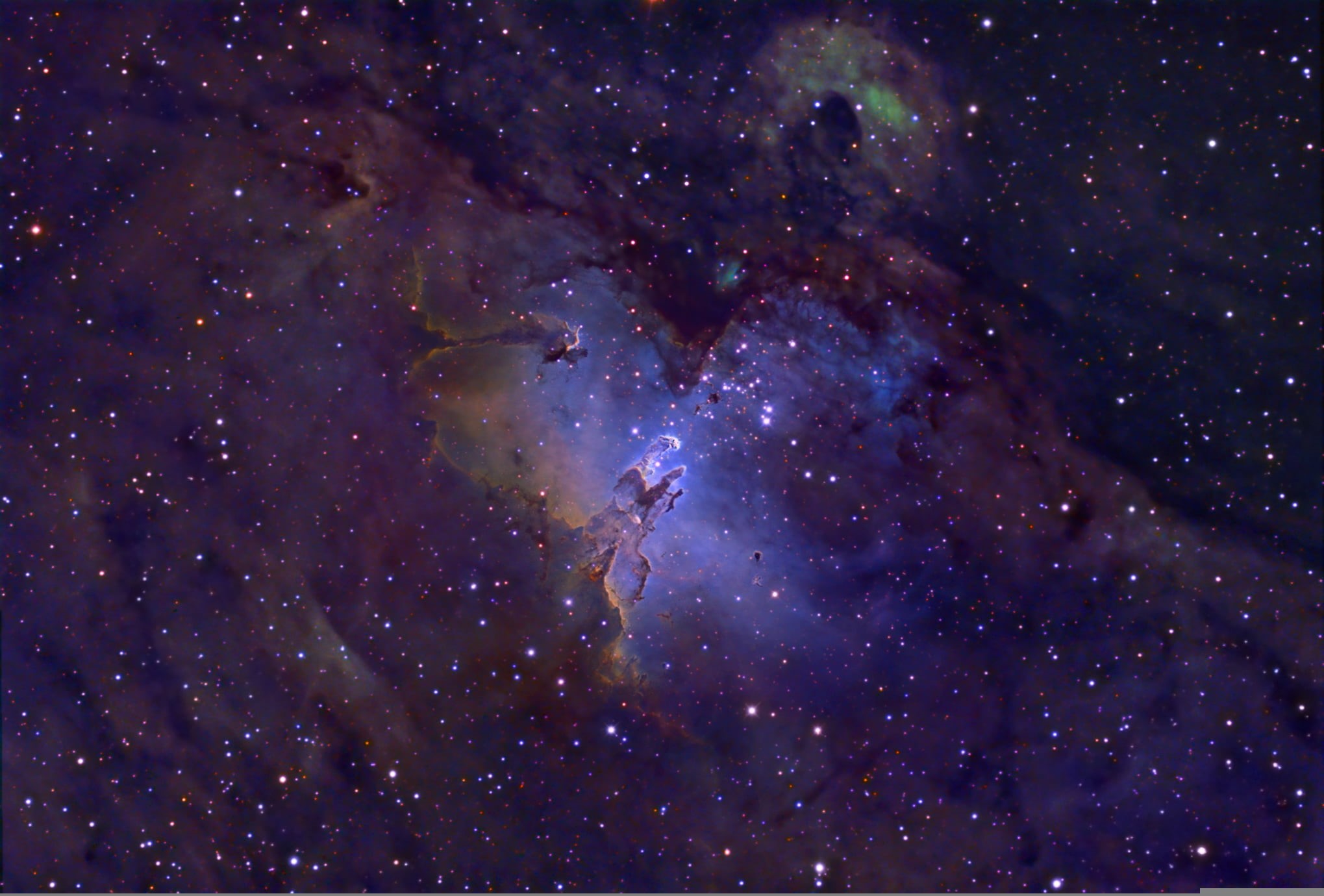 1080P, nebula, awe, Eagle, nature, infinity, beauty, luminosity, gray, space exploration, sky, dust, night, satellite view, stars, majestic, HD Wallpaper