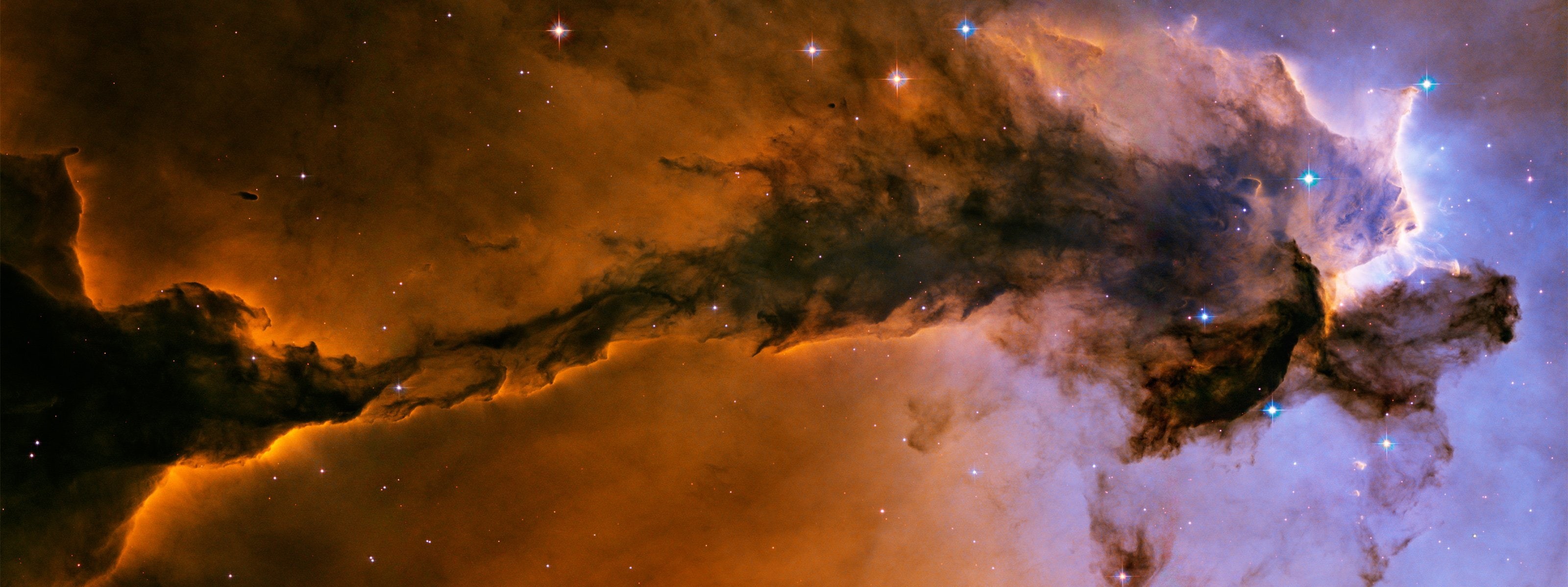 2K, eagle, outer, nebulae, stars, space, nebula, HD Wallpaper