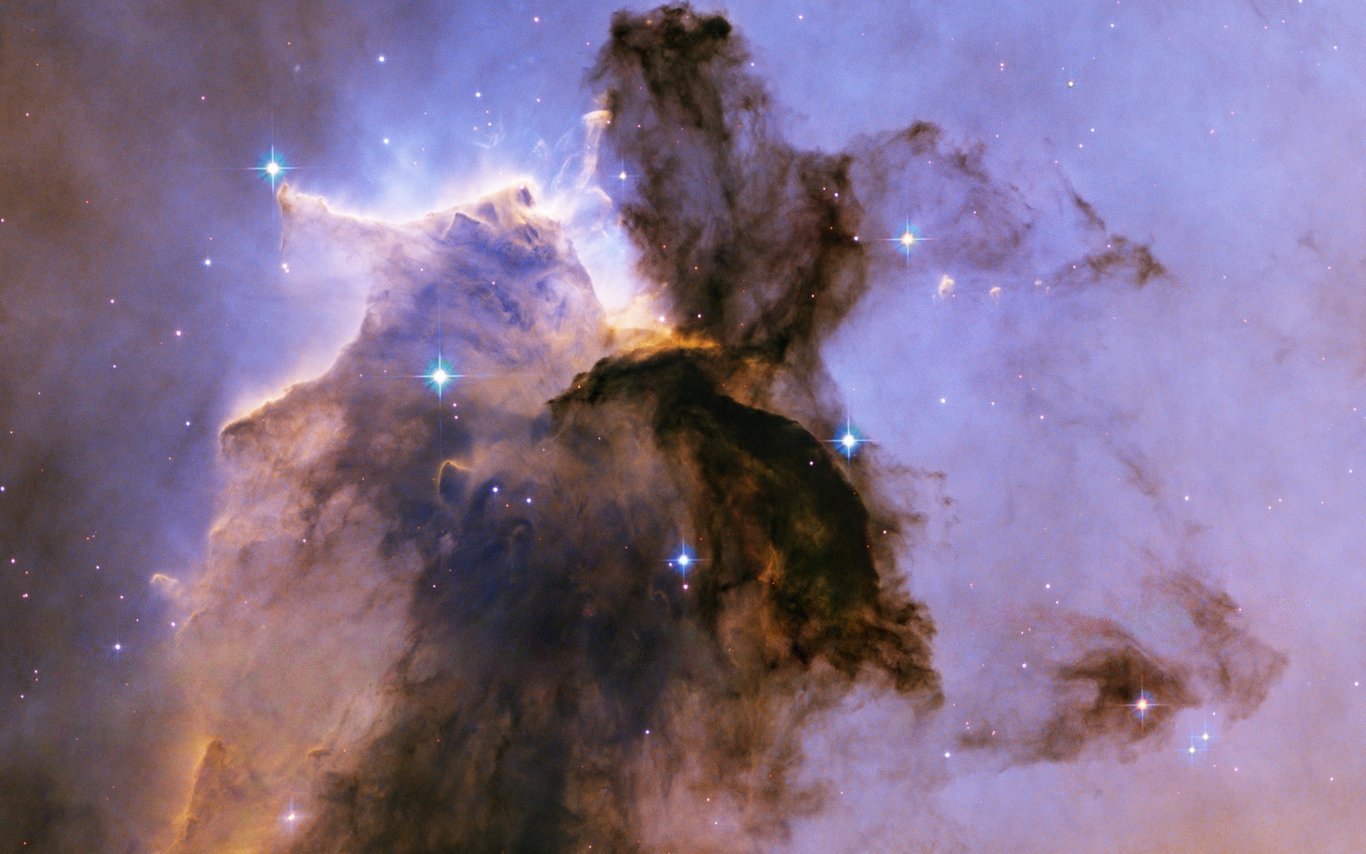 nebula, eagle, 1080P, space, outer, HD Wallpaper