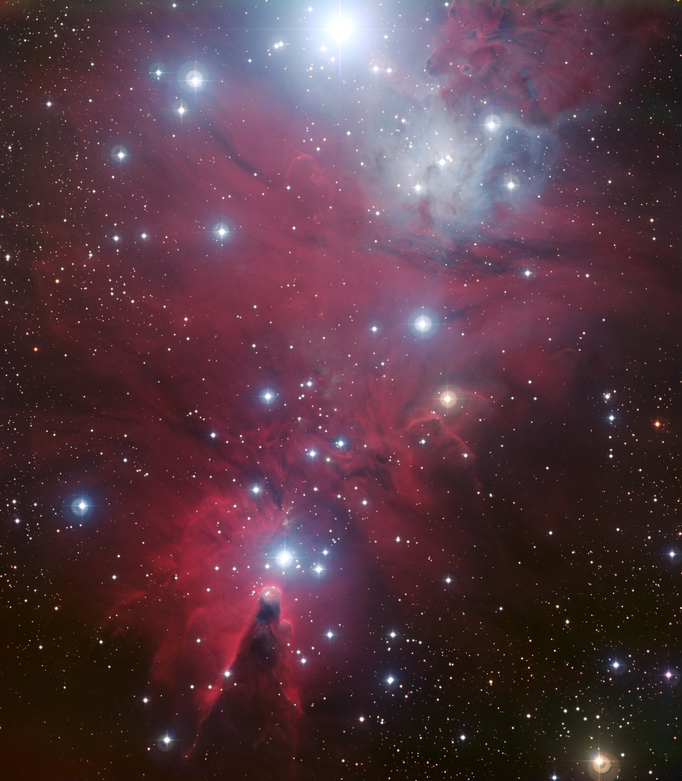 astronautics, galaxy, ngc 2264, infinity, red, outdoors, astronomy, digital, illuminated, night sky, nasa, diffuse mist, open sternhaufen, constellation unicorn, Phone HD Wallpaper