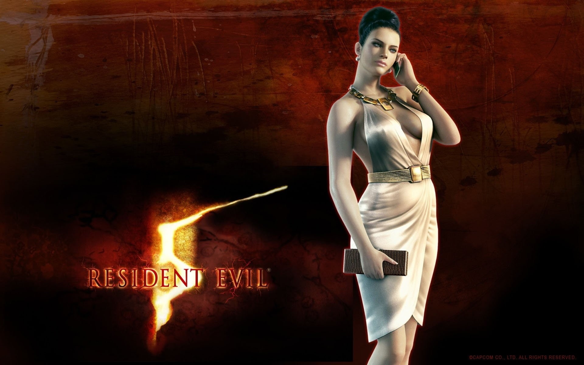 games, resident, video, 1080P, evil, excella, Resident Evil, x, art, hd, Resident Evil 5, gionne, HD Wallpaper