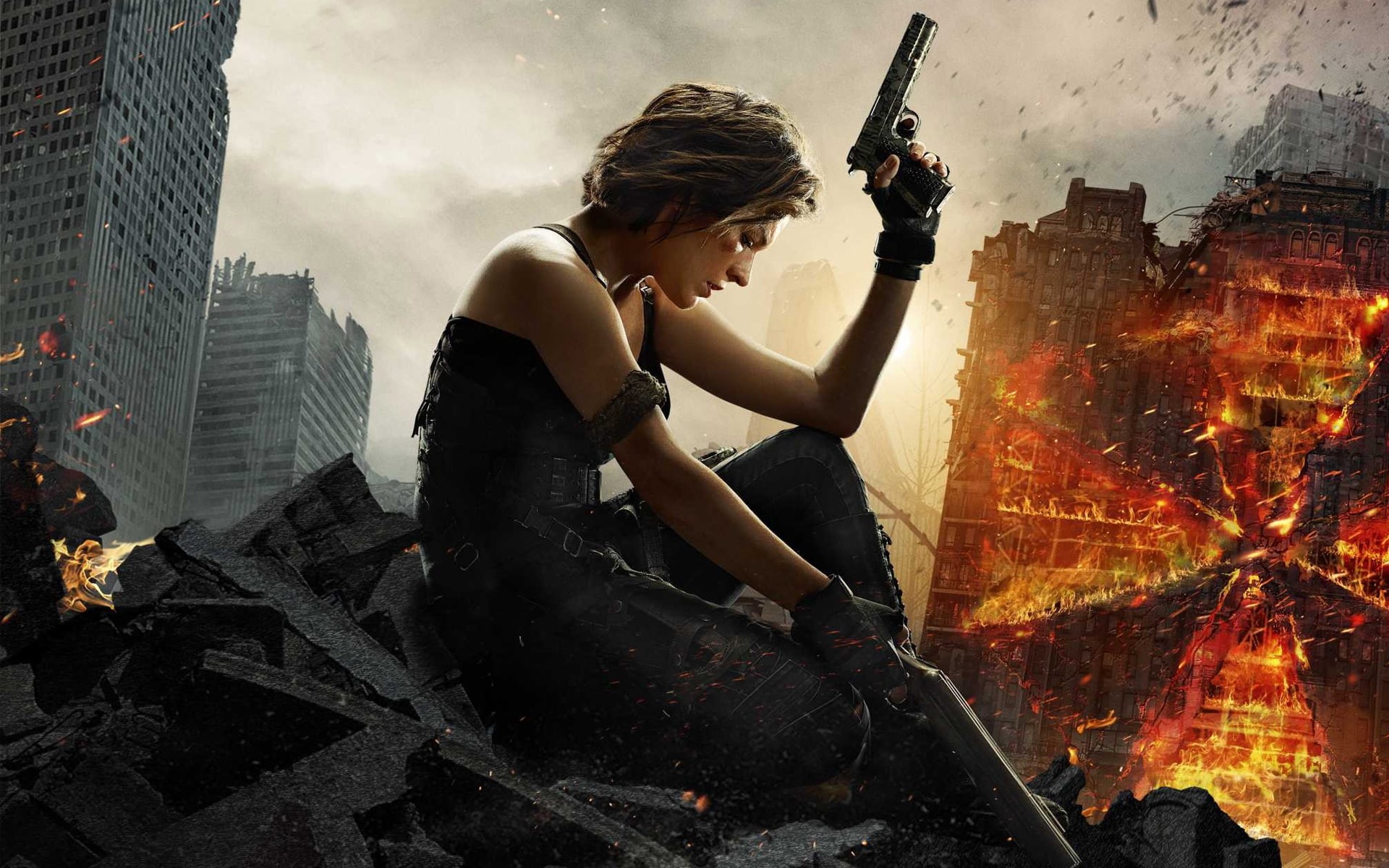 Movies, milla jovovich, 1080P, resident evil 6 the final chapter, HD Wallpaper