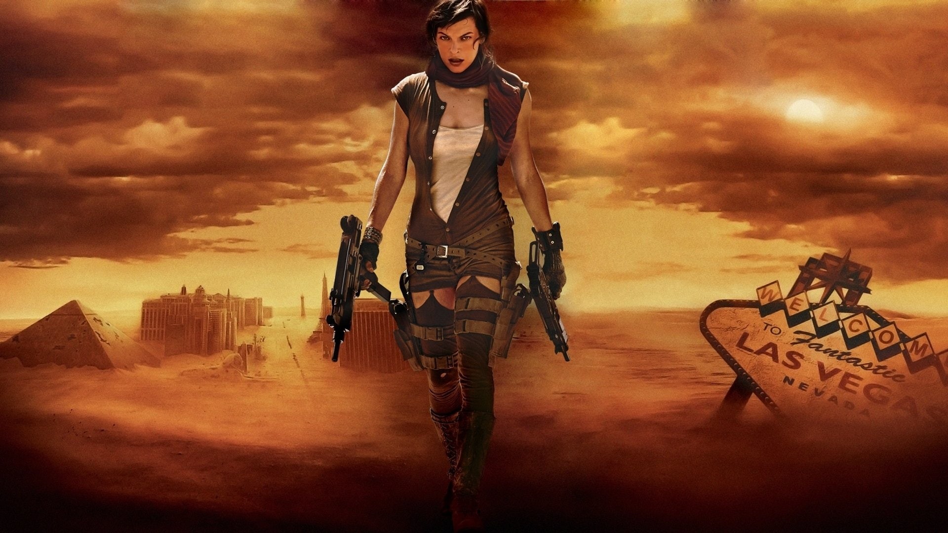 1080P, Milla Jovovich, Resident Evil: Extinction, Resident Evil, HD Wallpaper