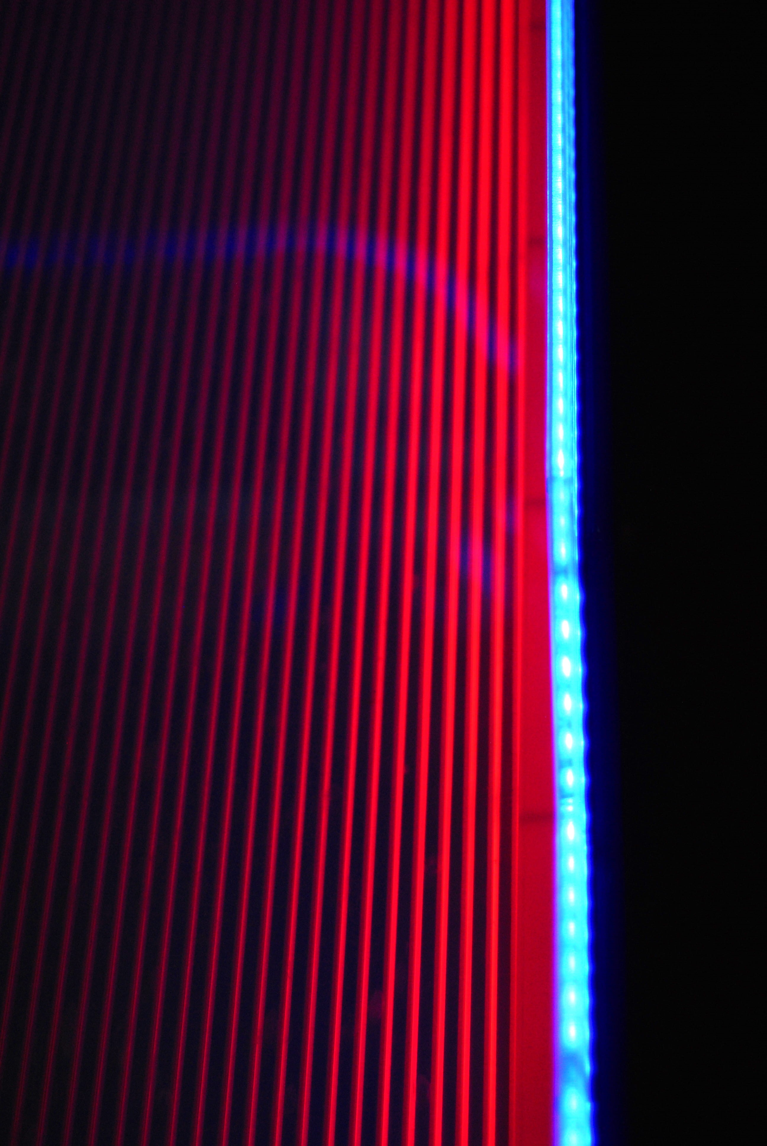 blue, neon, light, indoors, no people, design, night, illuminated, music, curtain, glowing, event, nightlife, color, striped, multi colored, light - natural phenomenon, Phone HD Wallpaper