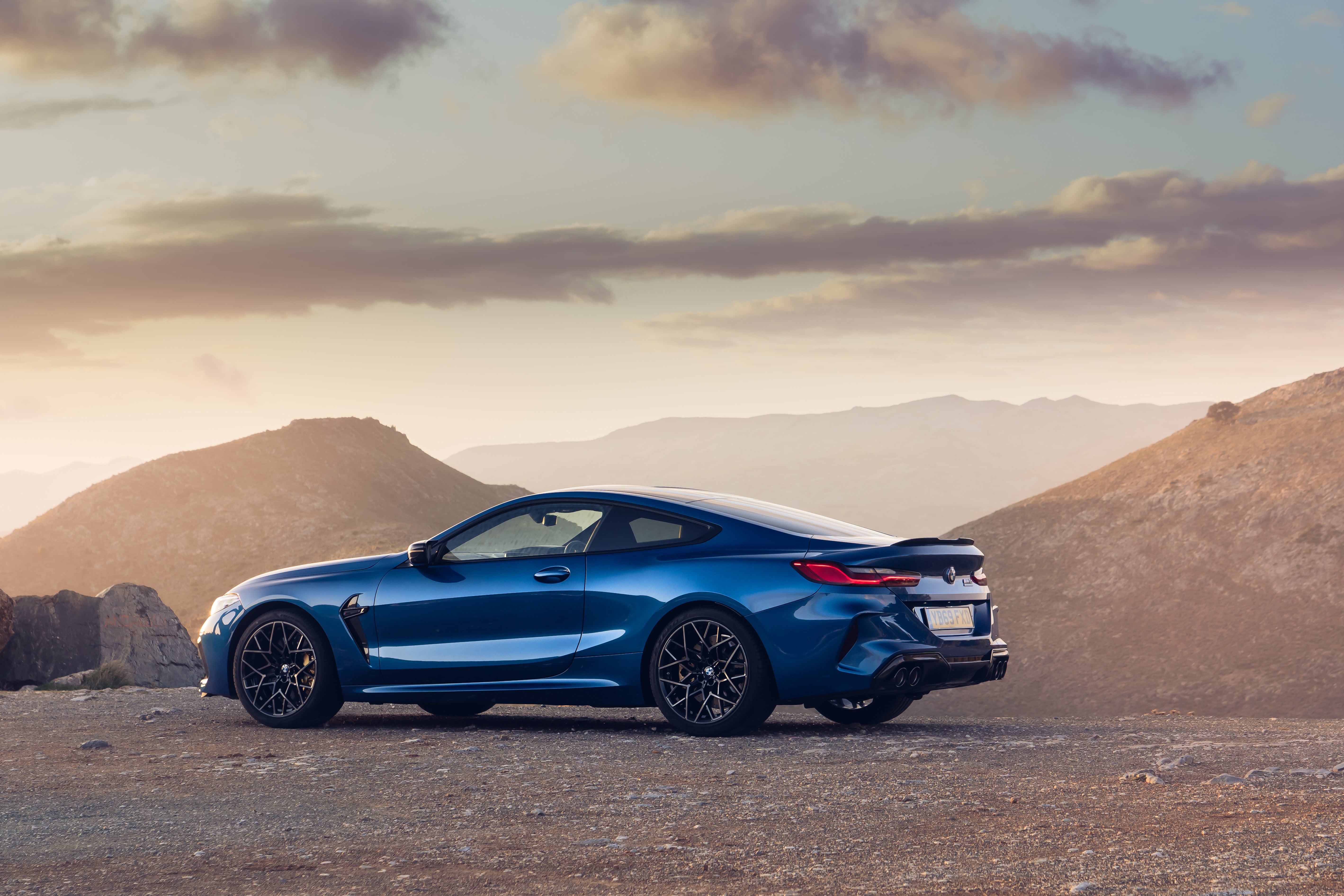 BMW M8, Blue Car, Grand Tourer, 5K, Vehicle, Car, BMW, HD Wallpaper