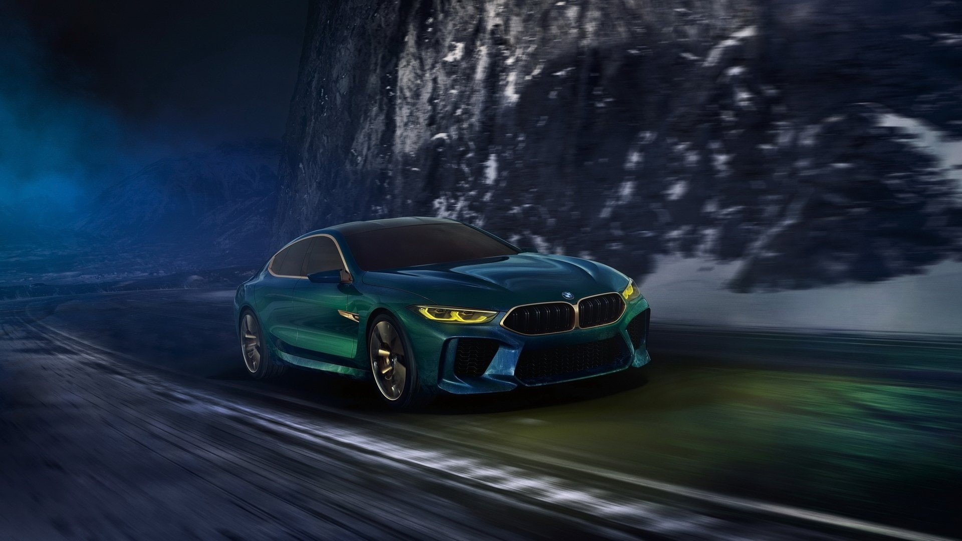 1080P, BMW M8 Gran Coupe, BMW, HD Wallpaper