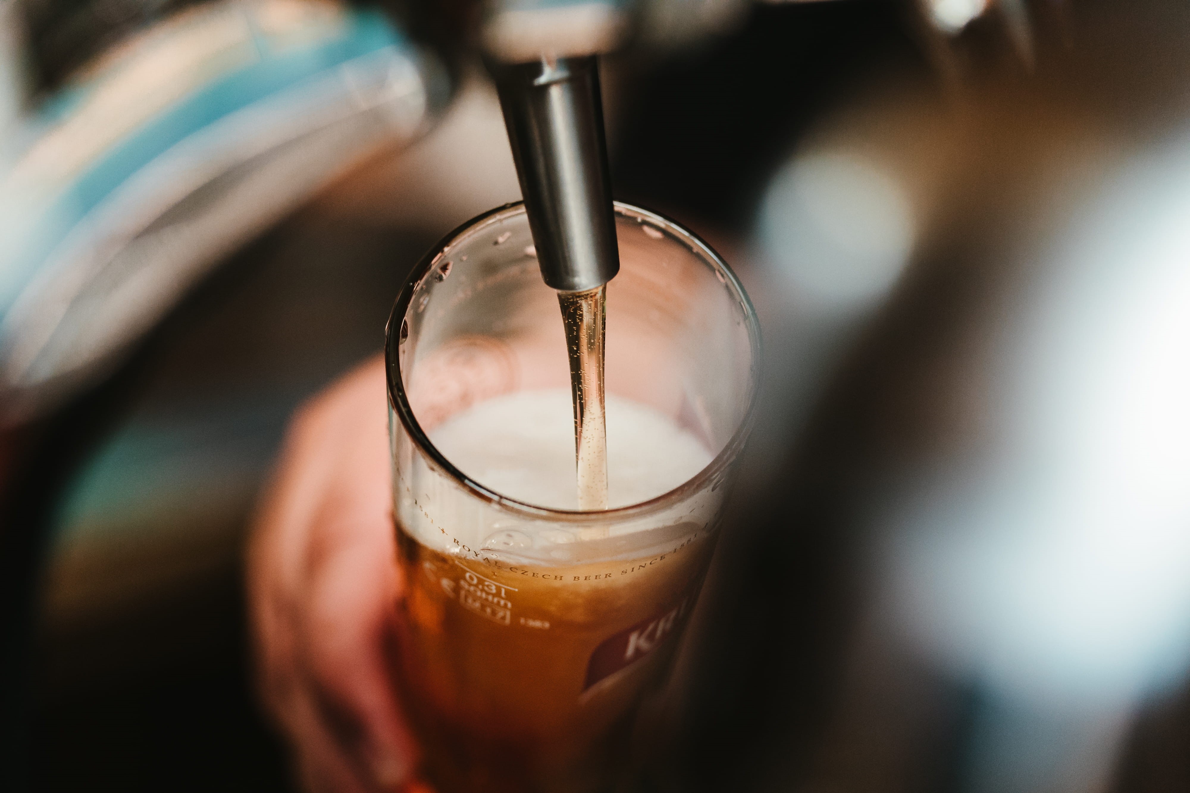 bar, tap, yellow, krusovice, table, cafe, freshness, flow, close-up, brewery, brown, party, no People, booze, beer, restaurant, liquid, clear, alcohol, HD Wallpaper