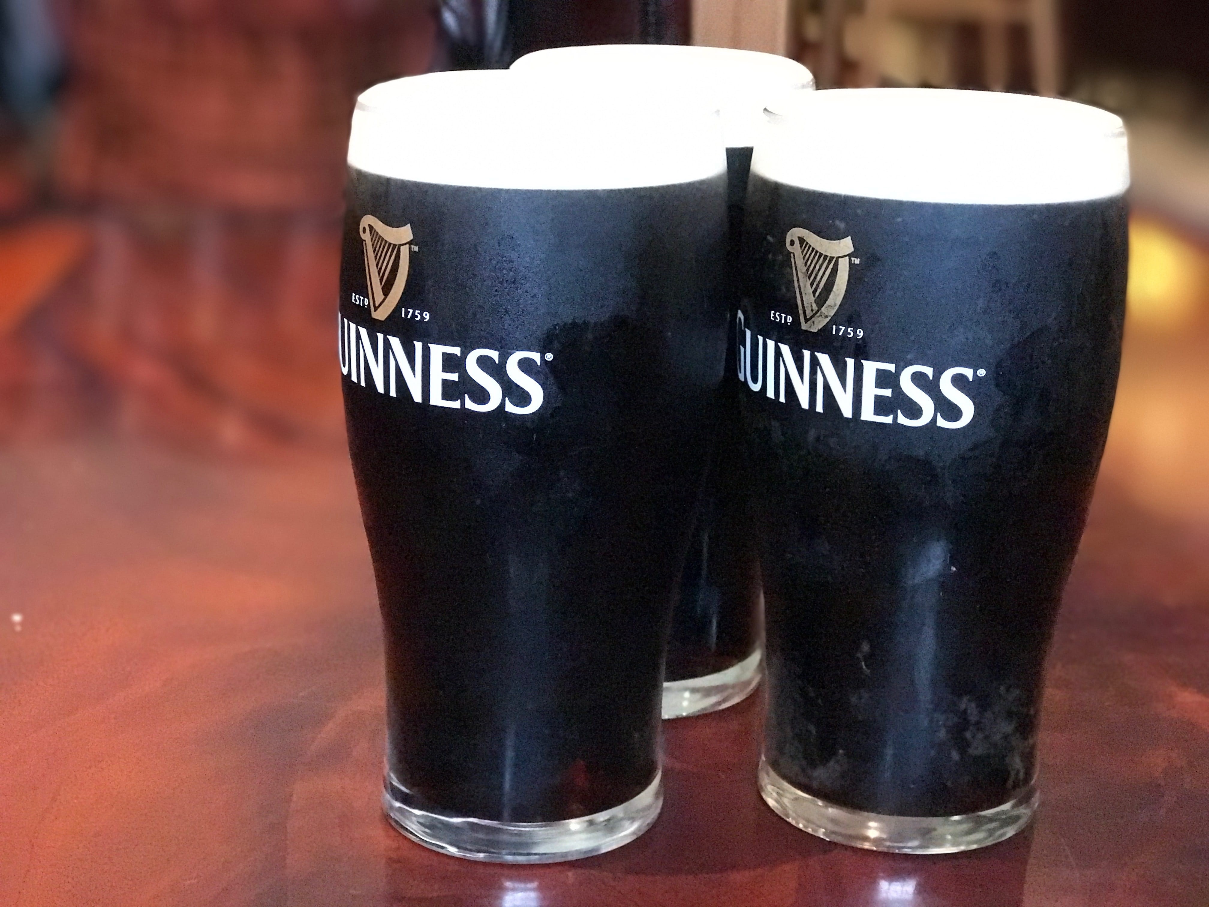 pub, day, close-up, indoors, food and drink, alcohol, dark, western script, coffee, still life, mug, food, drink, pint, 4K, booze, text, communication, HD Wallpaper