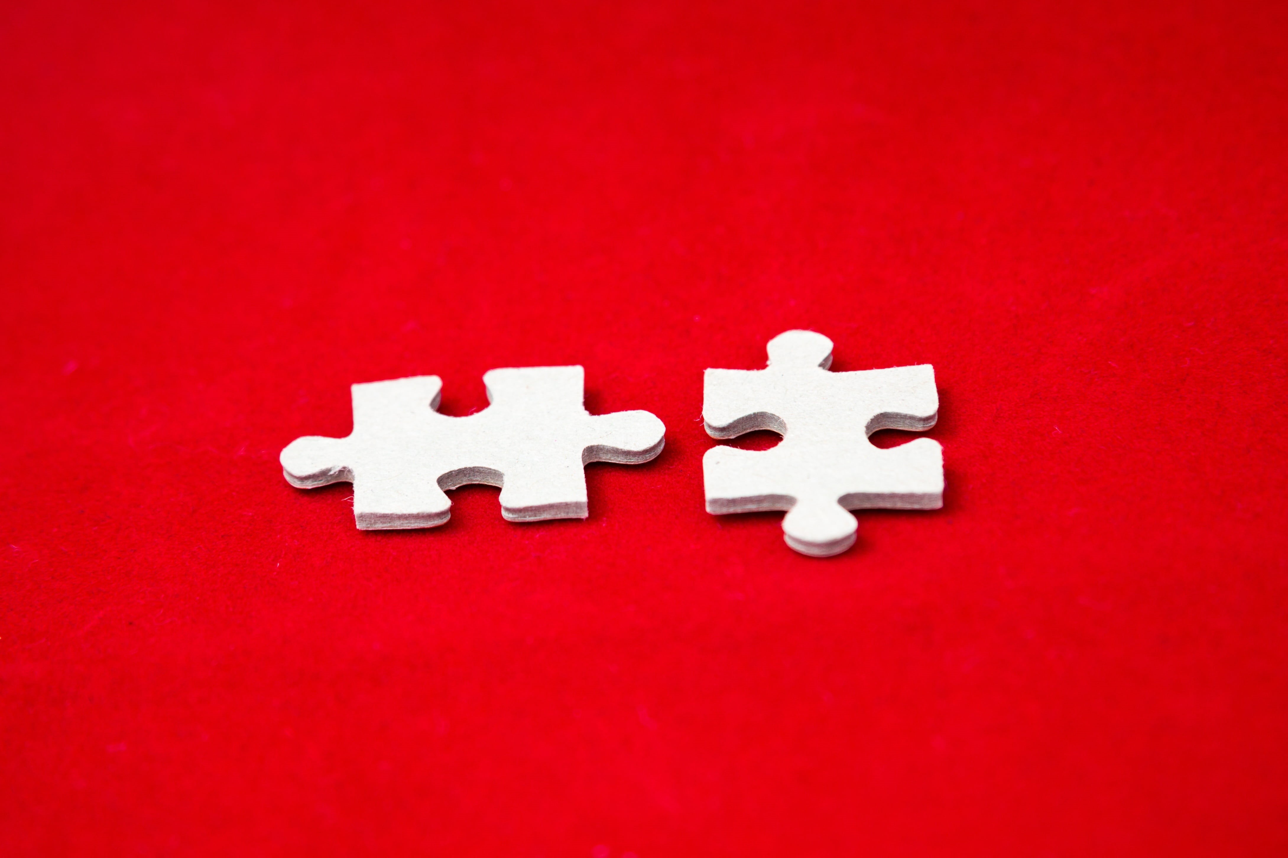 leisure Games, indoors, creativity, teamwork, white, jigsaw piece, communication, concepts, studio shot, part Of, colored background, no people, mixture, HD Wallpaper