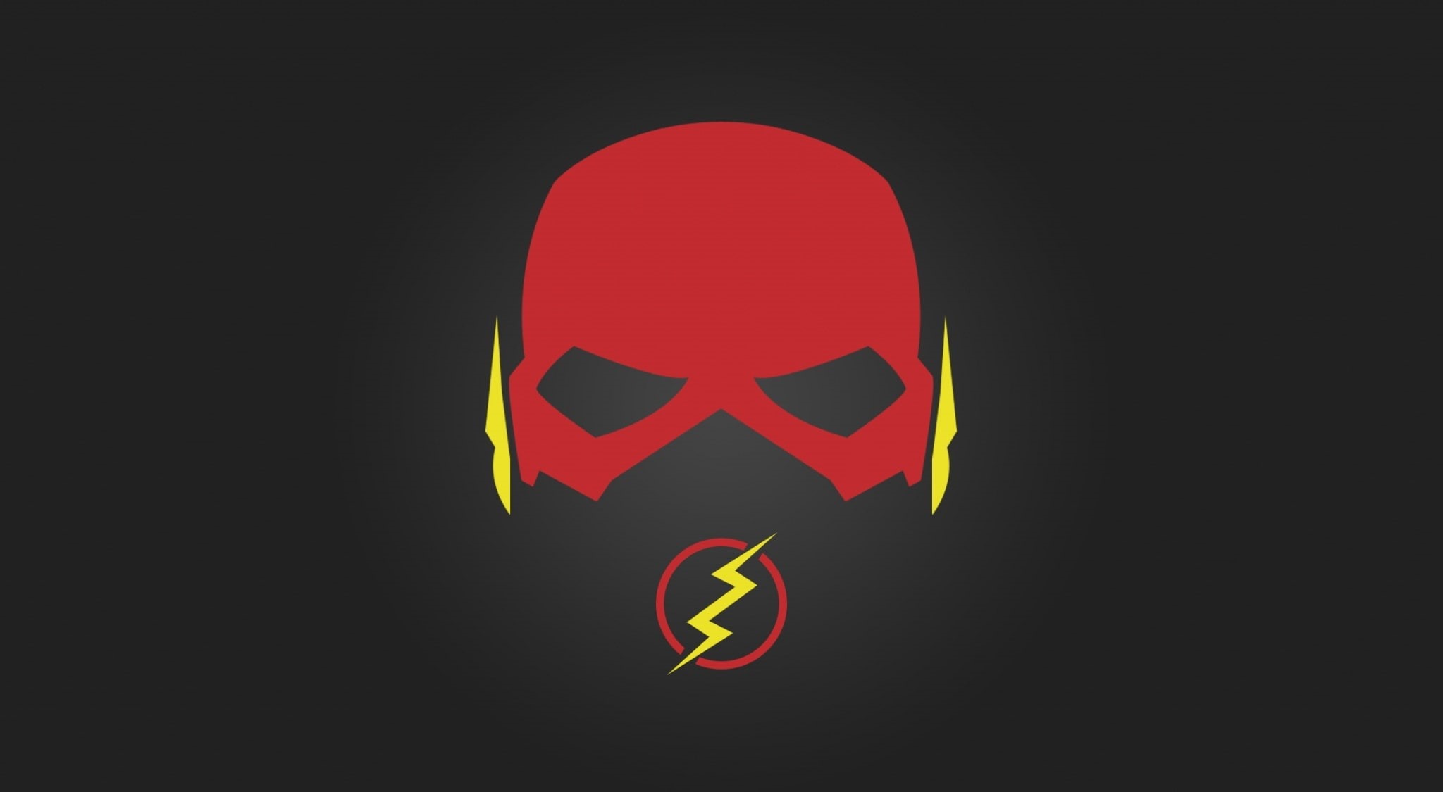 illuminated, humor, front view, multi colored, indoors, facial expression, glasses, dc comics, fashion, flash, red, studio shot, dark, black background, HD Wallpaper
