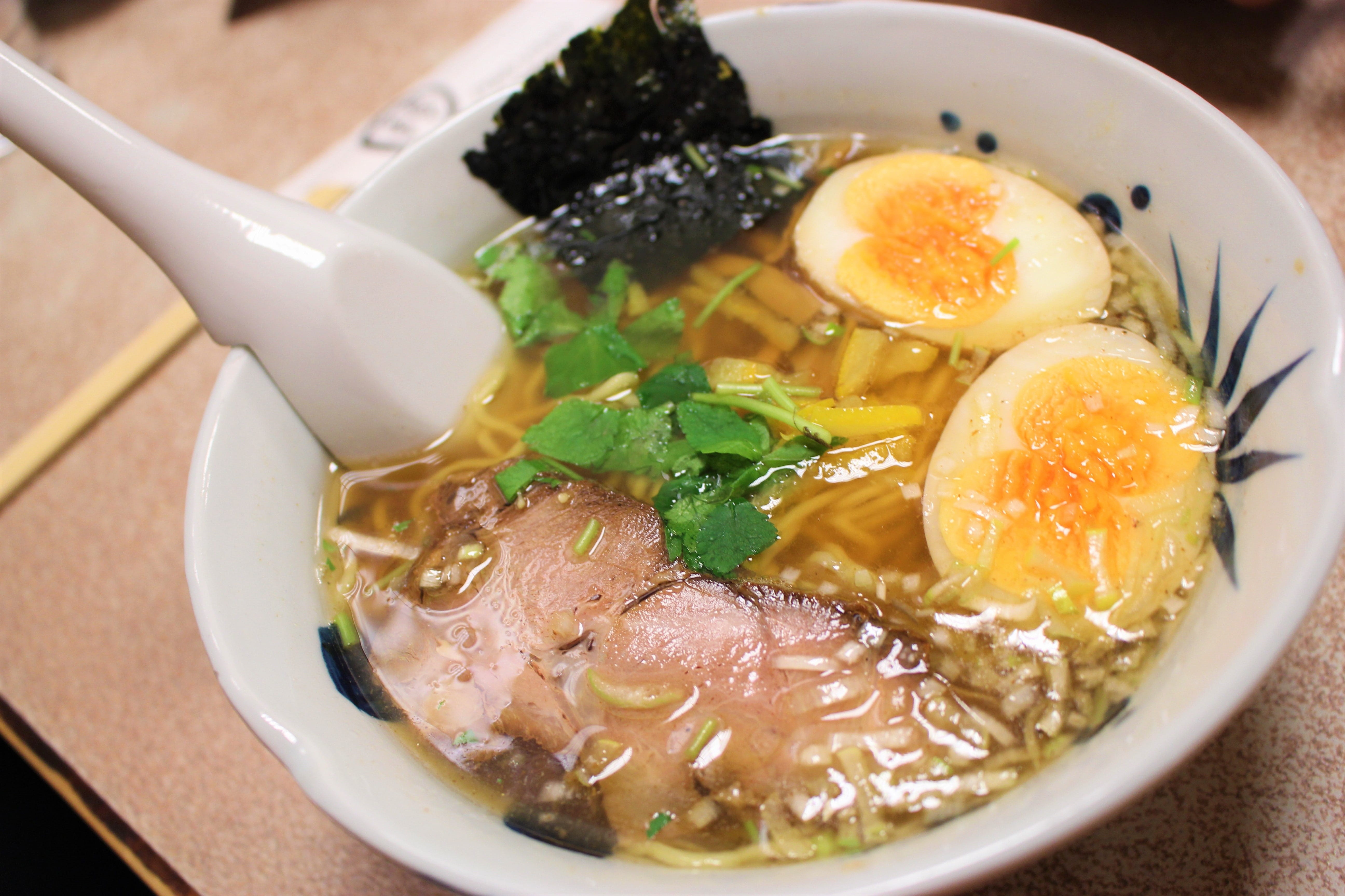 travel, close-up, ramen, food and drink, meal, japanese, ramen noodles, boiled egg, beef, no people, soup bowl, healthy eating, 5K, bowl, soup, noodle soup, HD Wallpaper