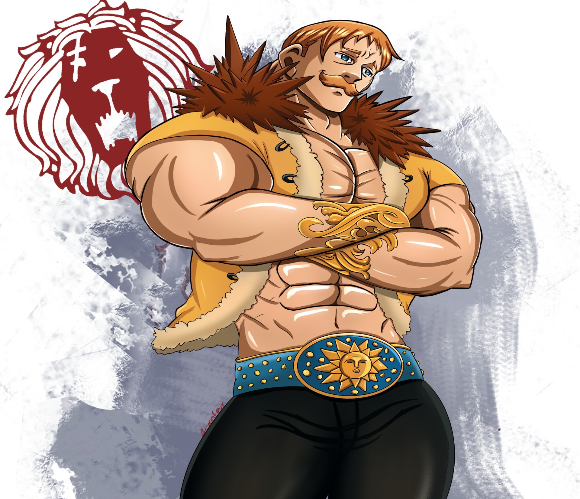 Escanor (The Seven Deadly Sins), The Seven Deadly Sins, Anime, 1080P, HD Wallpaper