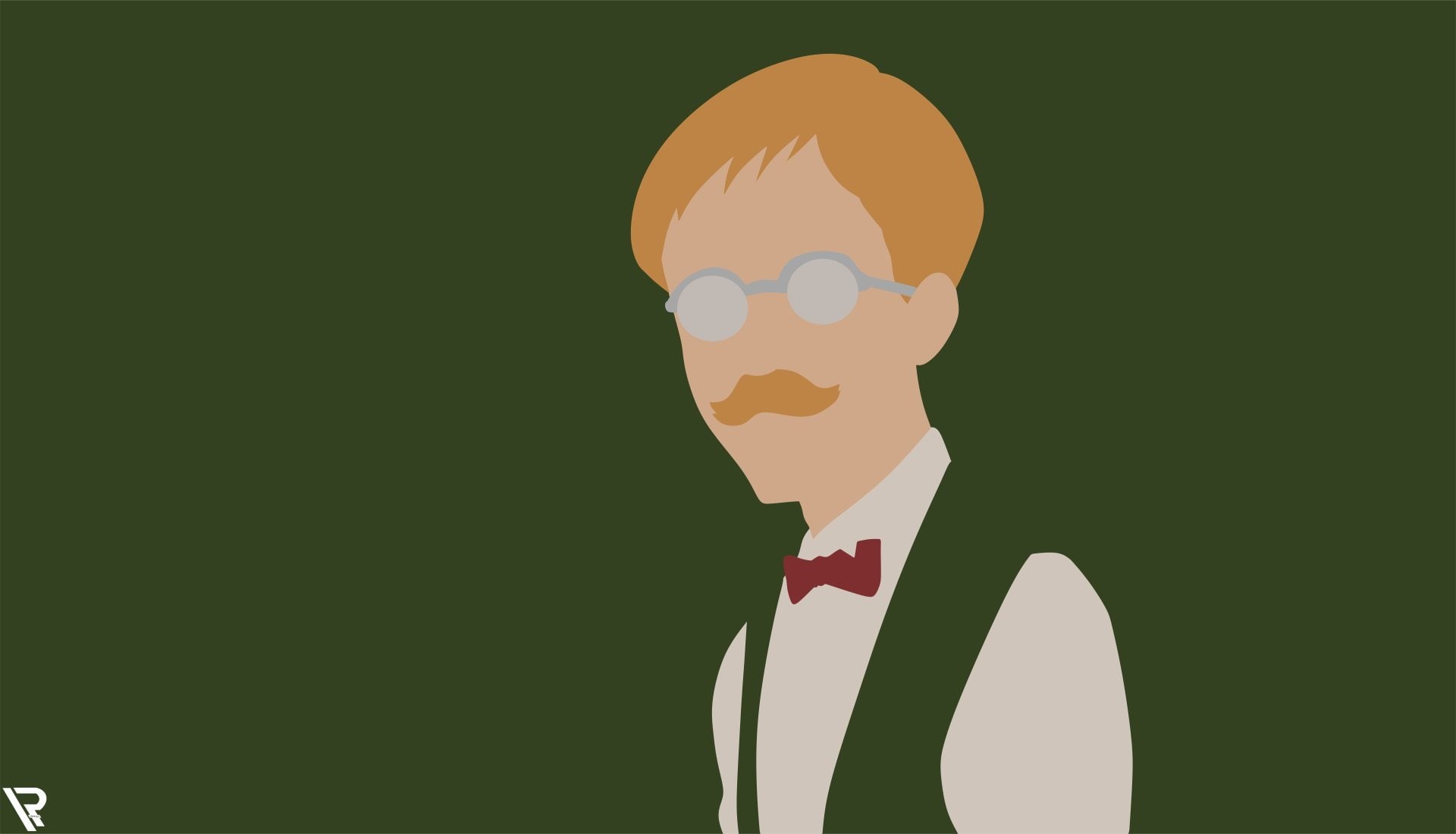 Escanor (The Seven Deadly Sins), bow (Clothing), Glasses, The Seven Deadly Sins, Anime, Blonde, Minimalist, 1080P, HD Wallpaper