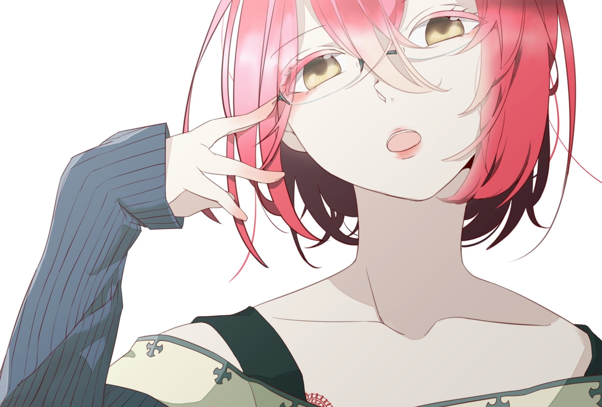 hairstyle, art and craft, representation, nature, The Seven Deadly Sins, real people, one person, Anime, 1080P, white background, leisure activity, clear sky, HD Wallpaper