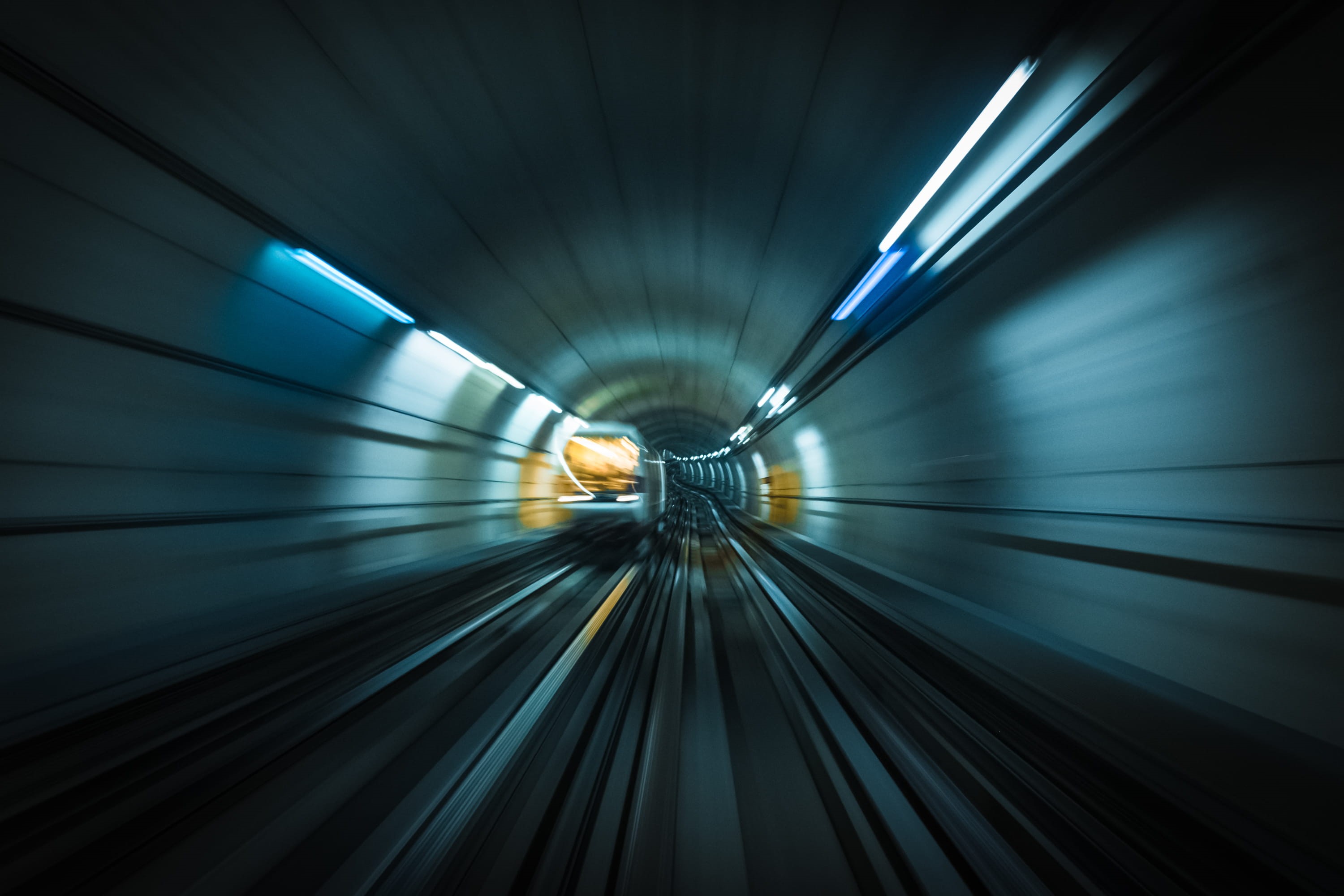 tube, speed, architecture, track, abstract, lapsed, outdoors, light, time, subway Station, long exposure, luminosity, lighting equipment, dark, metro, mode of transportation, HD Wallpaper
