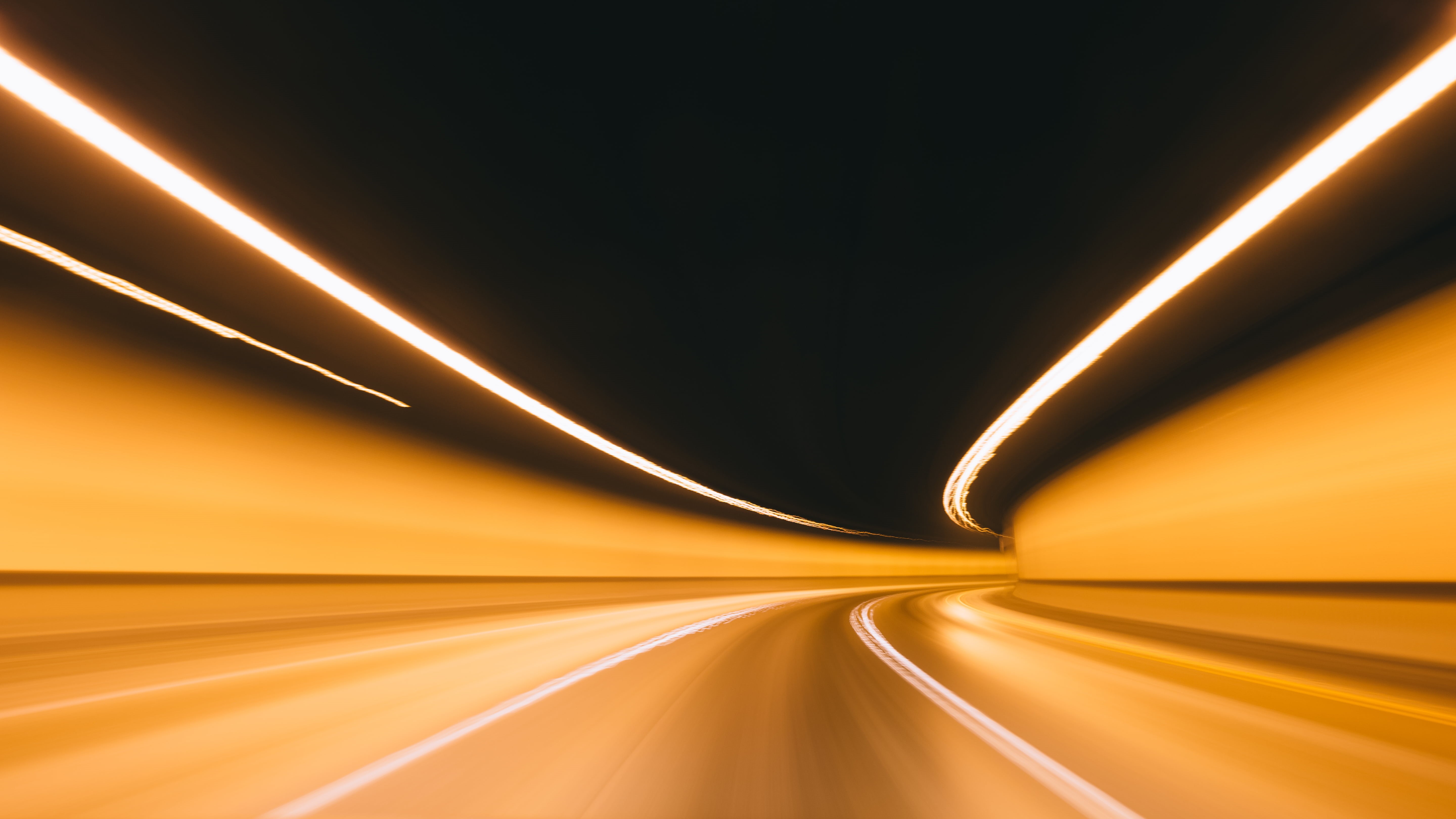 orange, drive, photo, transportation, trails, motion, Canon EOS 5D Mark III, nice, road, mercer island, abstract, speed, express way, westrock, light, DG, HD Wallpaper