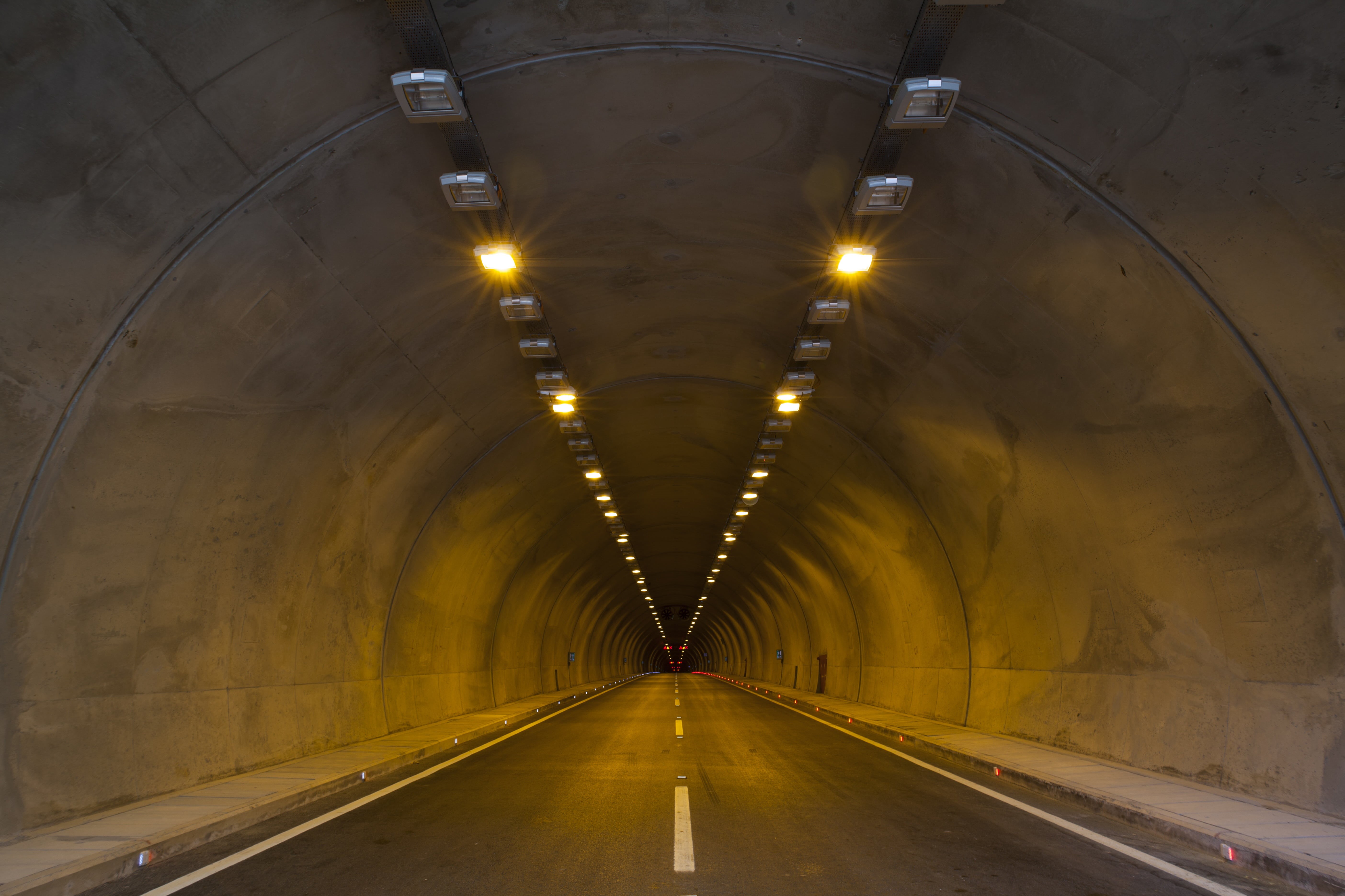 gray, road, car, ribbon, speed, music, ceiling, illuminated, built structure, light at the end of the tunnel, the way forward, diminishing perspective, HD Wallpaper
