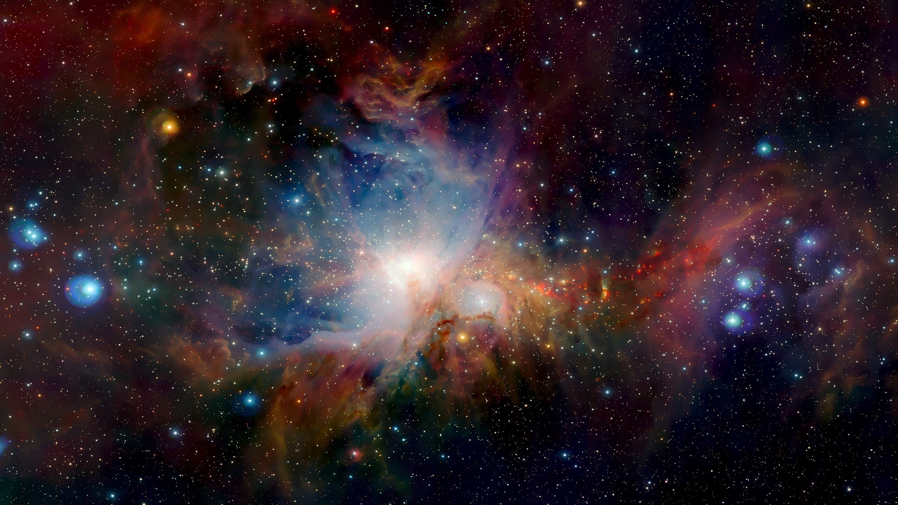 luminosity, red, beauty in nature, nature, galaxy, cloud - sky, mystery, no people, space, constellation, astronomy, sky, evolution, illuminated, glowing, HD Wallpaper