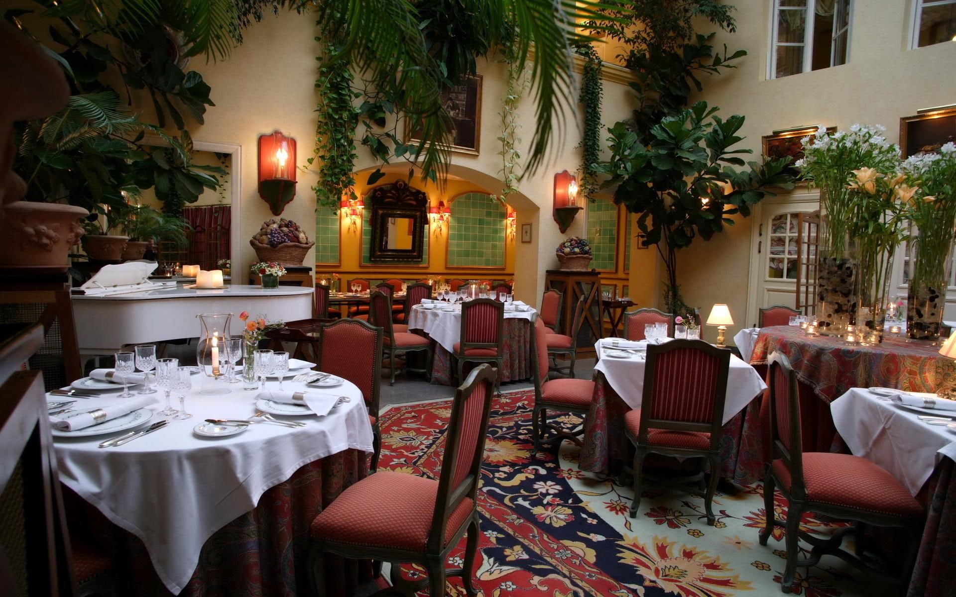 interior, 1080P, interior design, restaurant, architecture, beautiful, nature and landscapes, dining room, HD Wallpaper