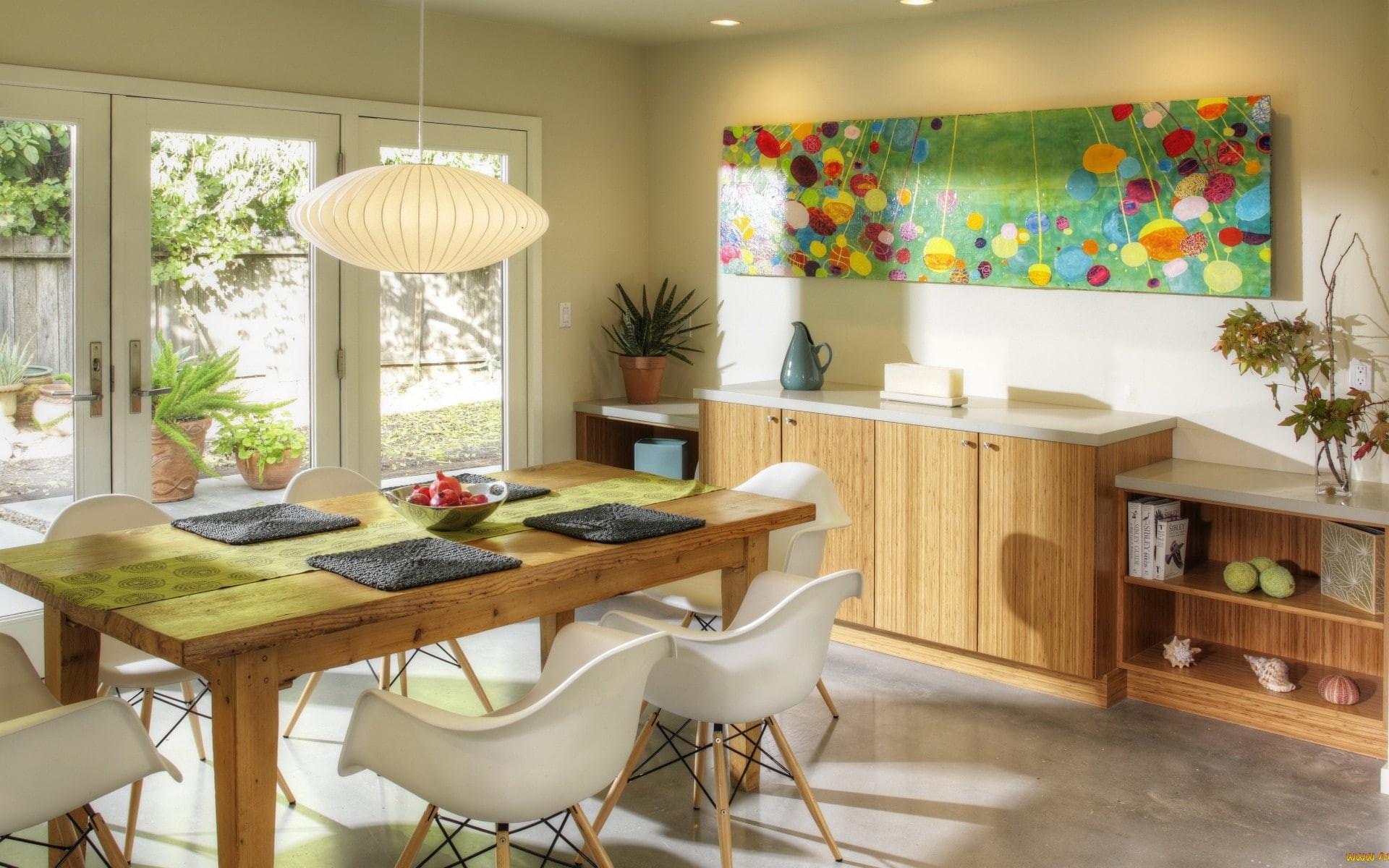 illuminated, plant, lighting equipment, day, 1080P, home showcase interior, shelf, table, indoors, furniture, home, interior, window, seat, room, home interior, HD Wallpaper