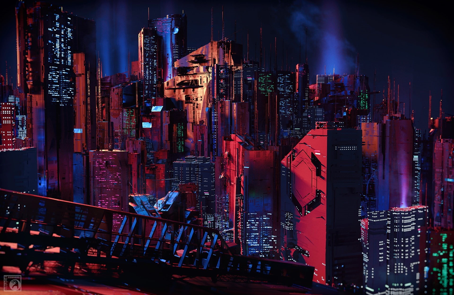 City, Building, 1080P, Skyscraper, Futuristic, Sci Fi, HD Wallpaper