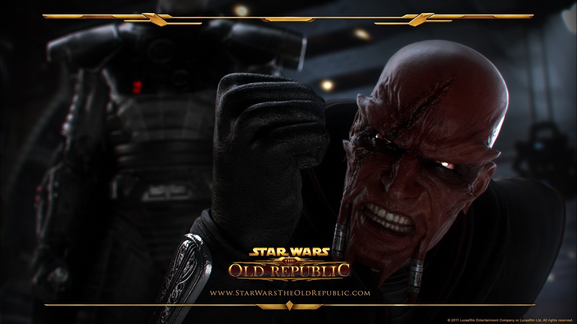 close-up, Star Wars: The Old Republic, males, republic, communication, mature men, text, men, mature adult, old, focus on foreground, Star Wars, HD Wallpaper