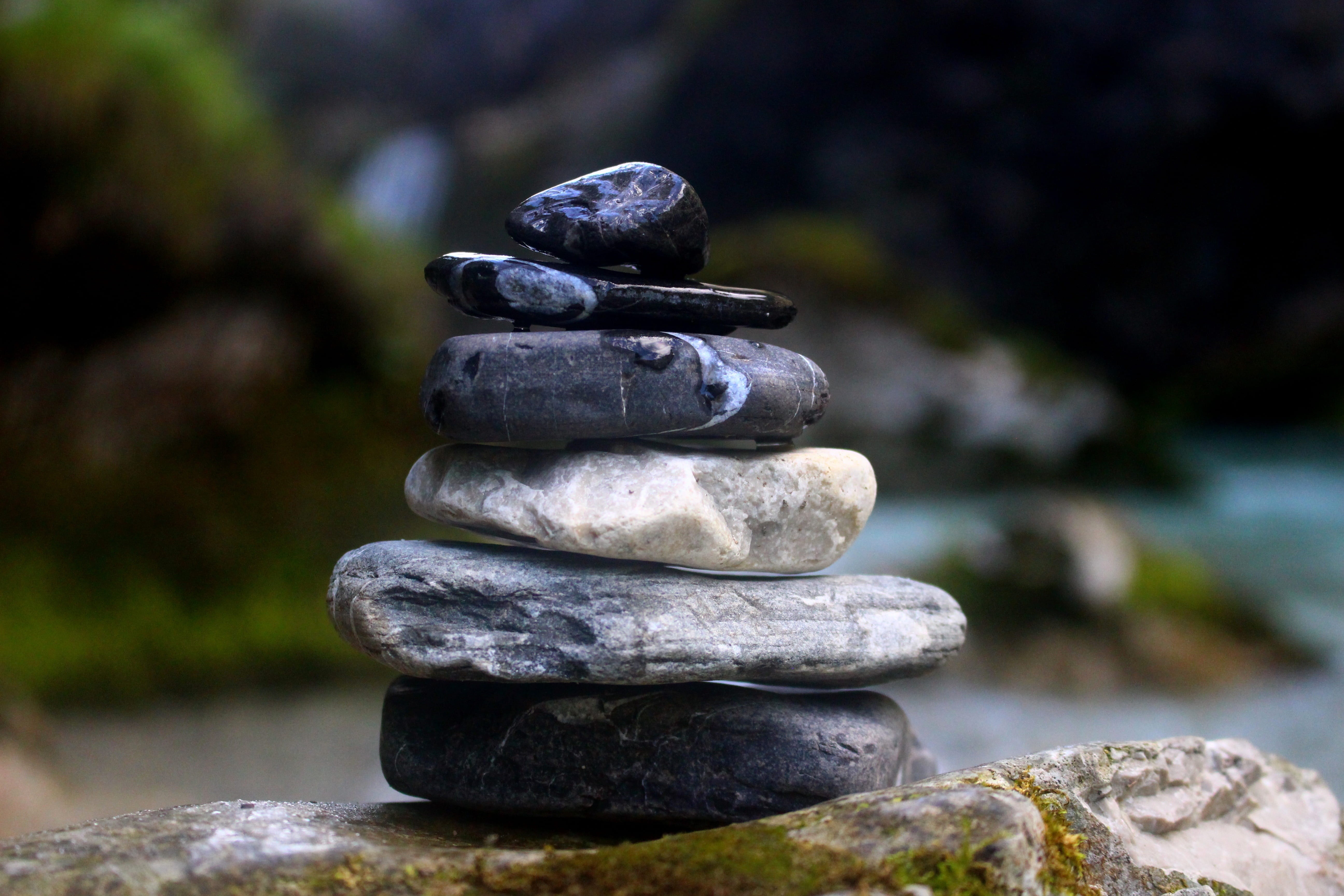 recovery, rock - object, land, nature, zen, stack, meditation, relax, healing stones, stone, zen-like, new age, focus on foreground, day, simplicity, water, HD Wallpaper