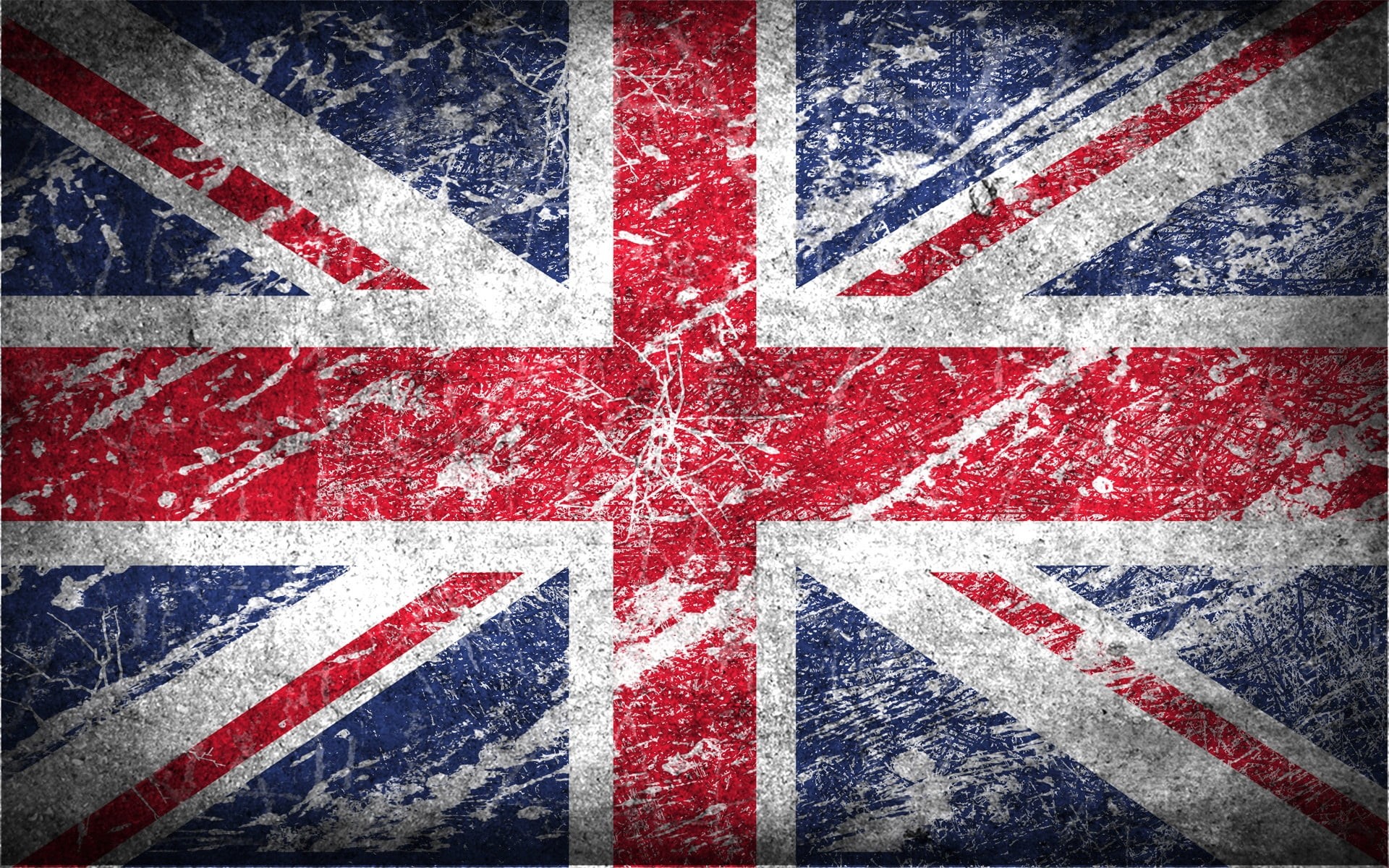 patriotism, backgrounds, damaged, blue, red, striped, wall - building feature, sign, kingdom, uK, full frame, dirty, weathered, symbol, close-up, no people, HD Wallpaper