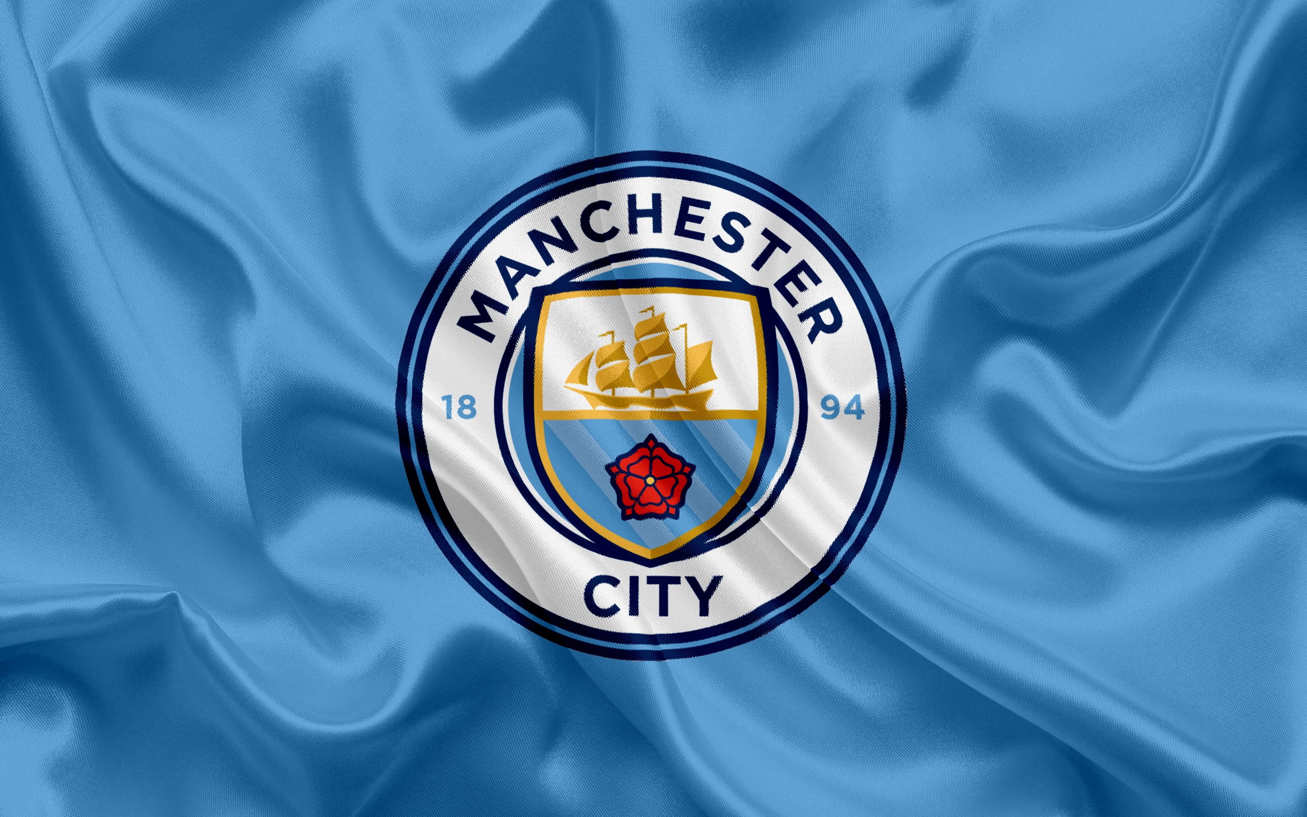 Soccer, Manchester City F.C., 2K, Logo, HD Wallpaper
