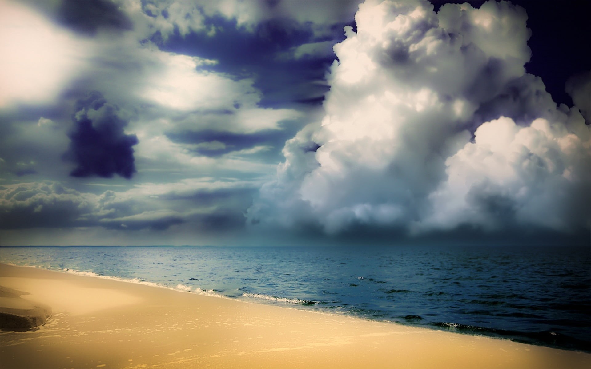 wave, day, sand, water, landscape, tranquility, calm, outdoors, horizon Over Water, tropical Climate, scenics, dusk, coastline, no People, sunlight, beach, HD Wallpaper