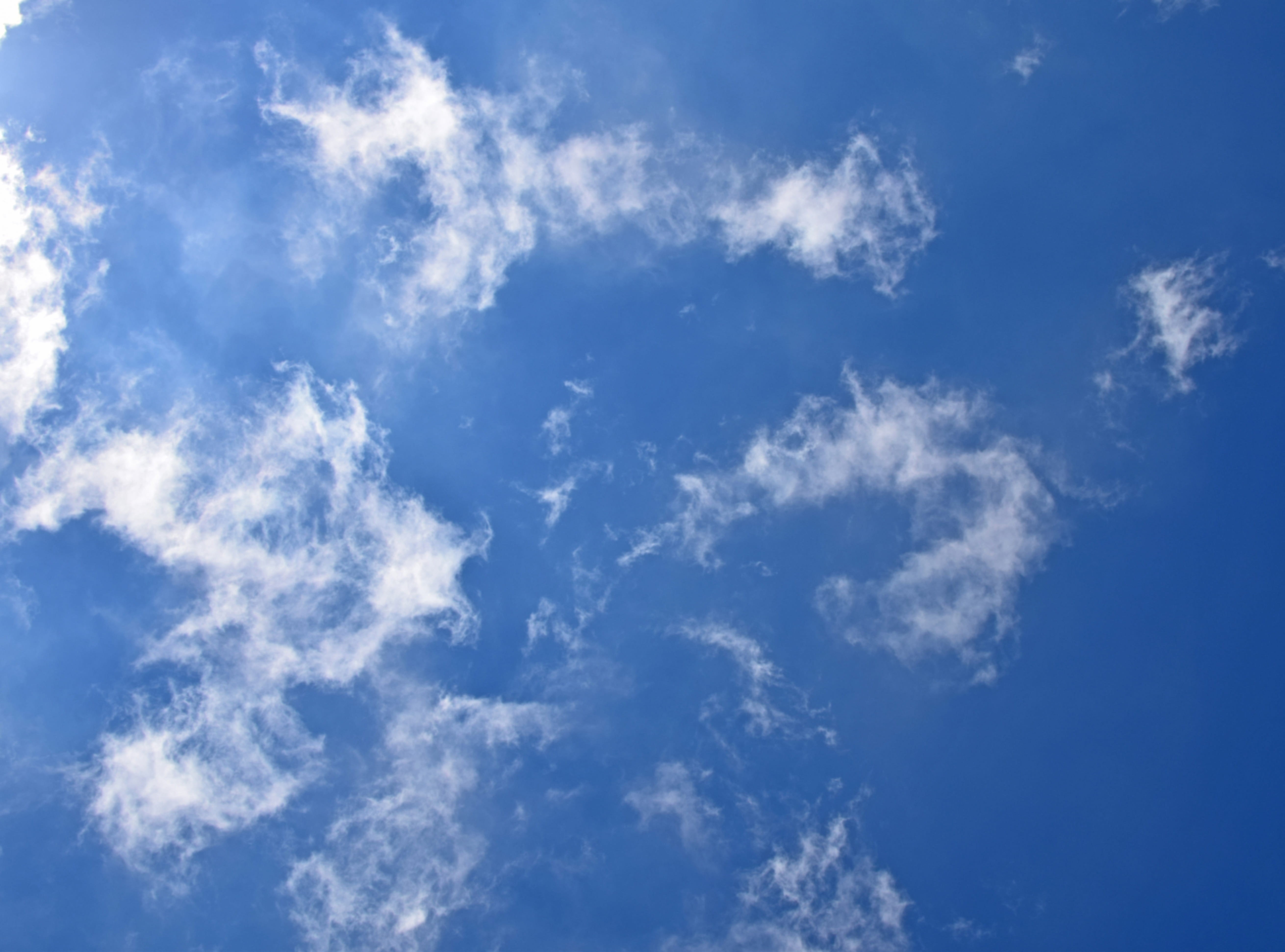 environment, sky, overcast, beauty in nature, clouds, meteorology, backgrounds, heavens, white color, idyllic, climate, nature, 5K, sunlight, skyscape, HD Wallpaper