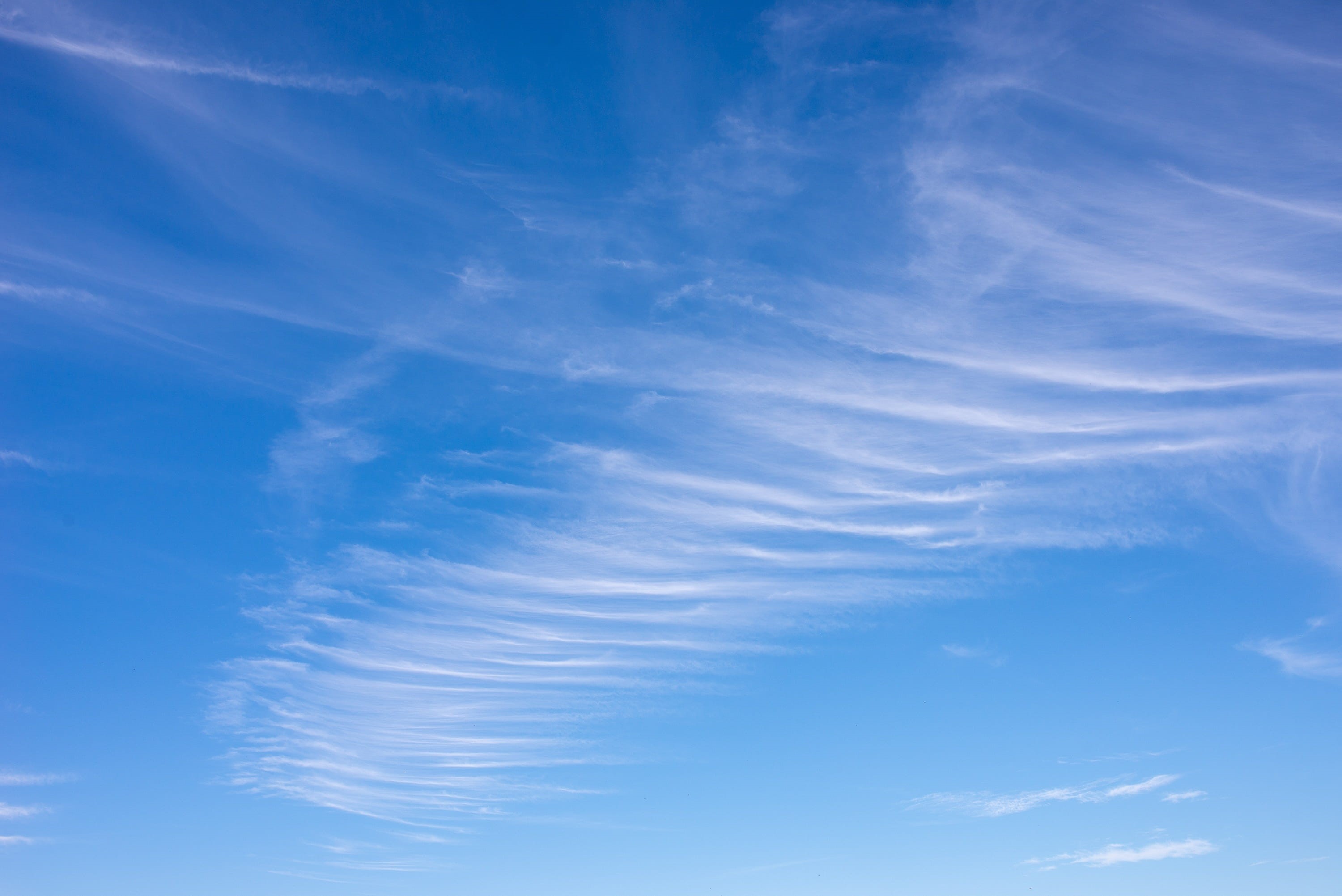 clouds, atmosphere, cloud - sky, tranquil scene, outdoors, blue background, texture, climate, white color, day, blue, abstract backgrounds, backgrounds, HD Wallpaper