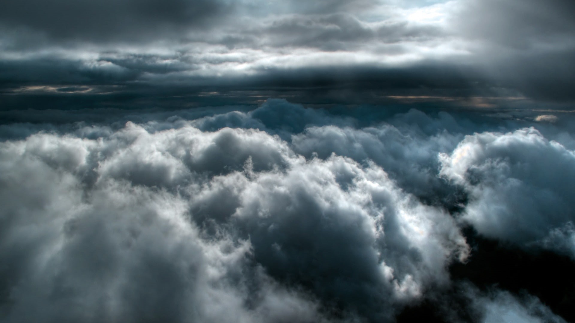 wispy, thunderstorm, scenics - nature, atmosphere, outdoors, cloud - sky, environment, moody sky, 1080P, dramatic sky, torrential rain, dark, no people, HD Wallpaper