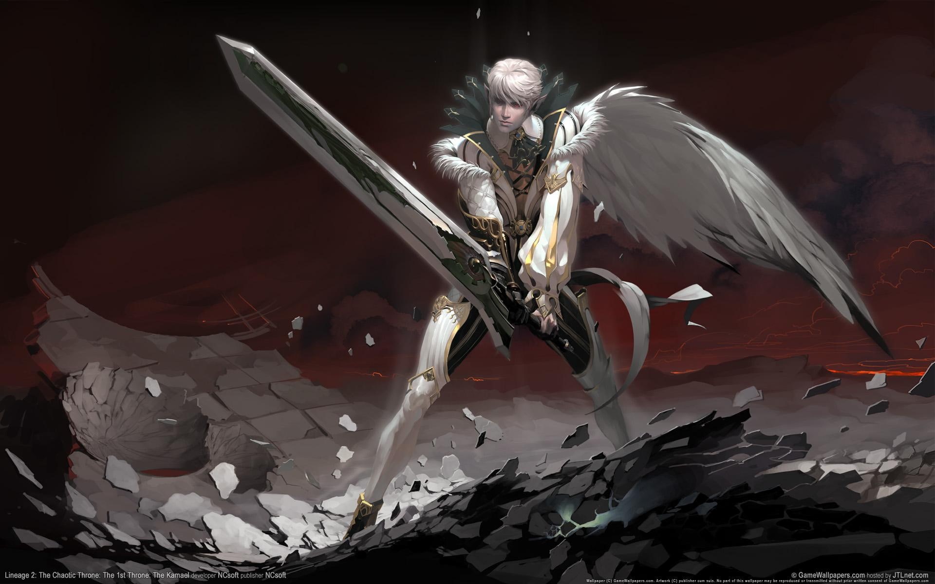 1080P, st, chaotic, trone, game, kamael, online, 2013, lineage, picture, HD Wallpaper