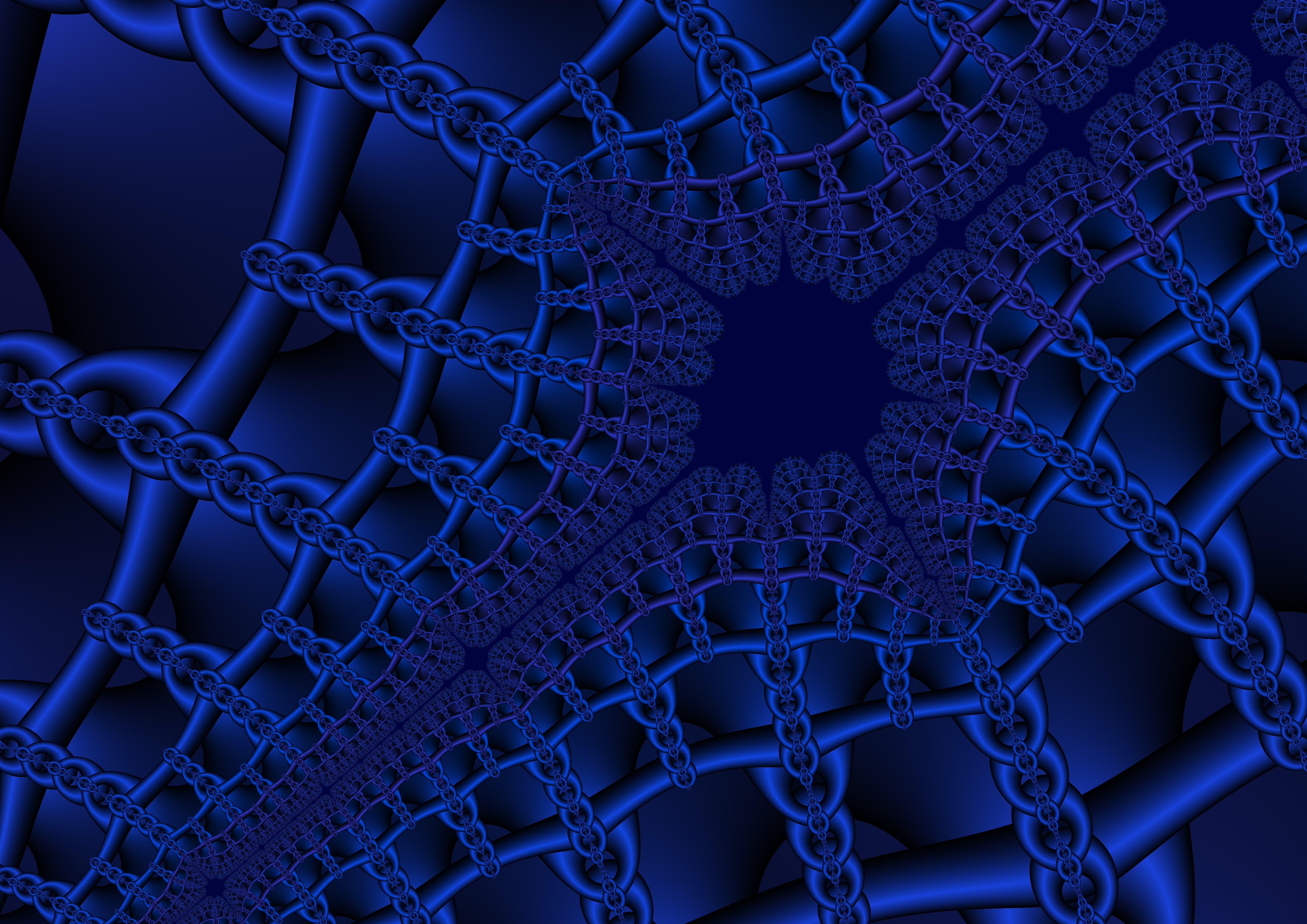 4K, network, abstraction, pattern, fractal, chaotic, computer graphics, chain, HD Wallpaper