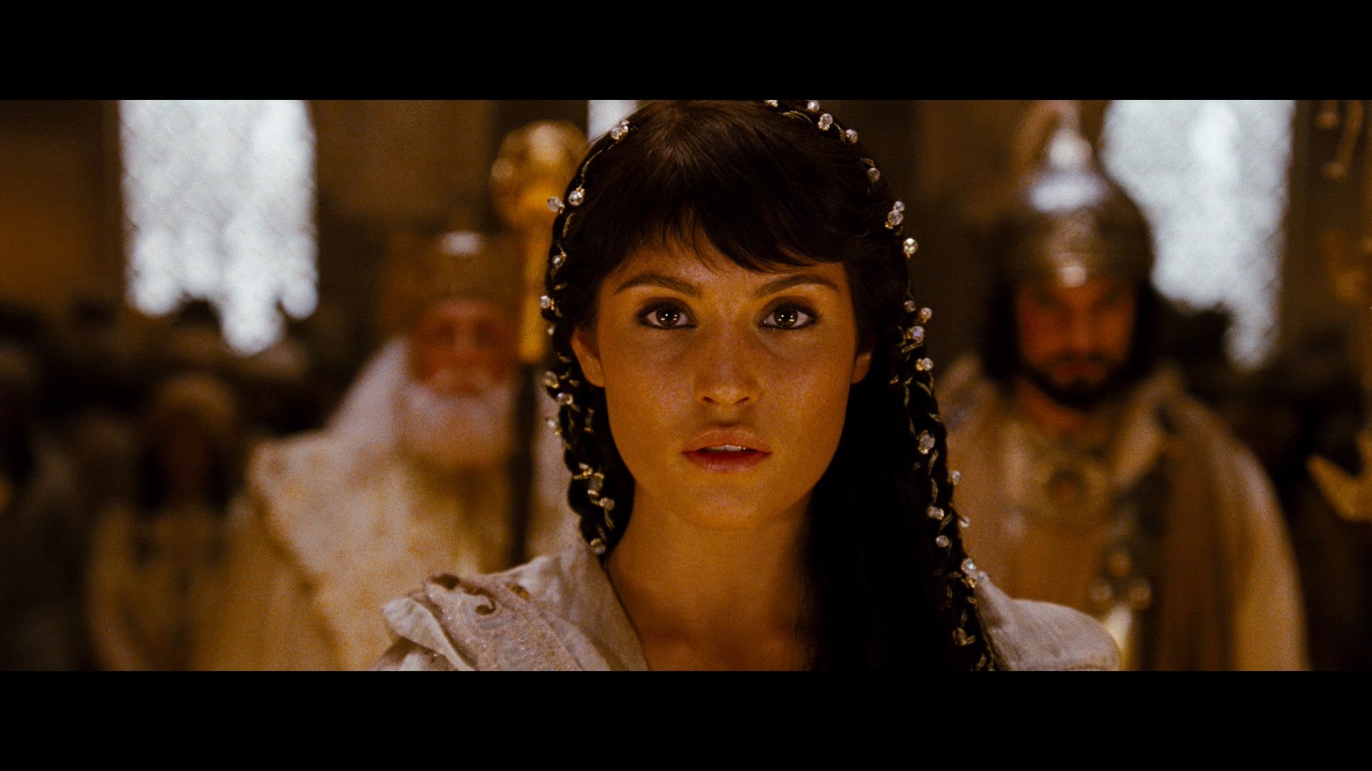 looking, looking at camera, Gemma Arterton, women, adult, hairstyle, indoors, s, young adult, females, gray, headshot, front view, contemplation, 1080P, HD Wallpaper