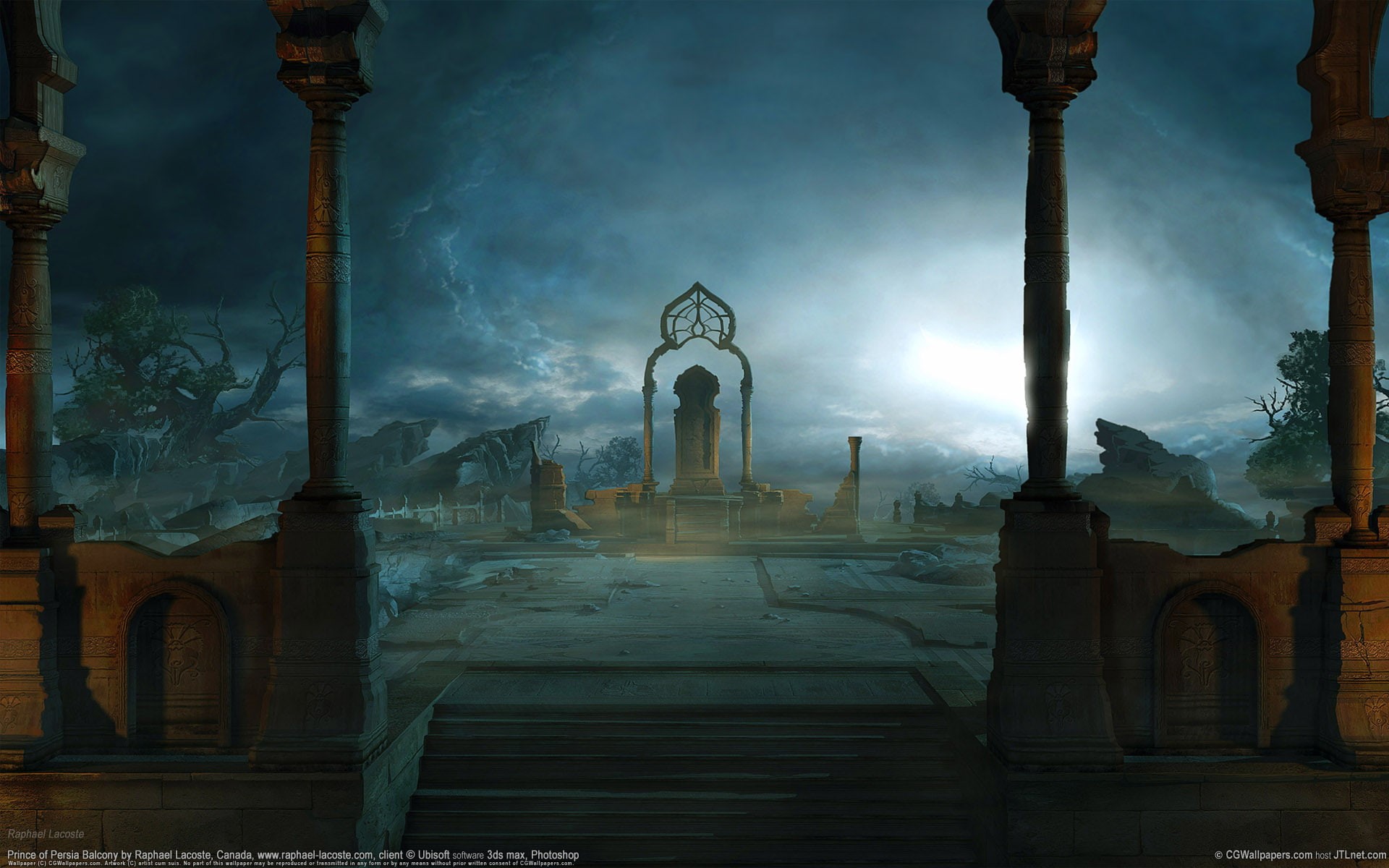 beige, 1080P, persia, prince, hd, illustration, video games, statue, HD Wallpaper
