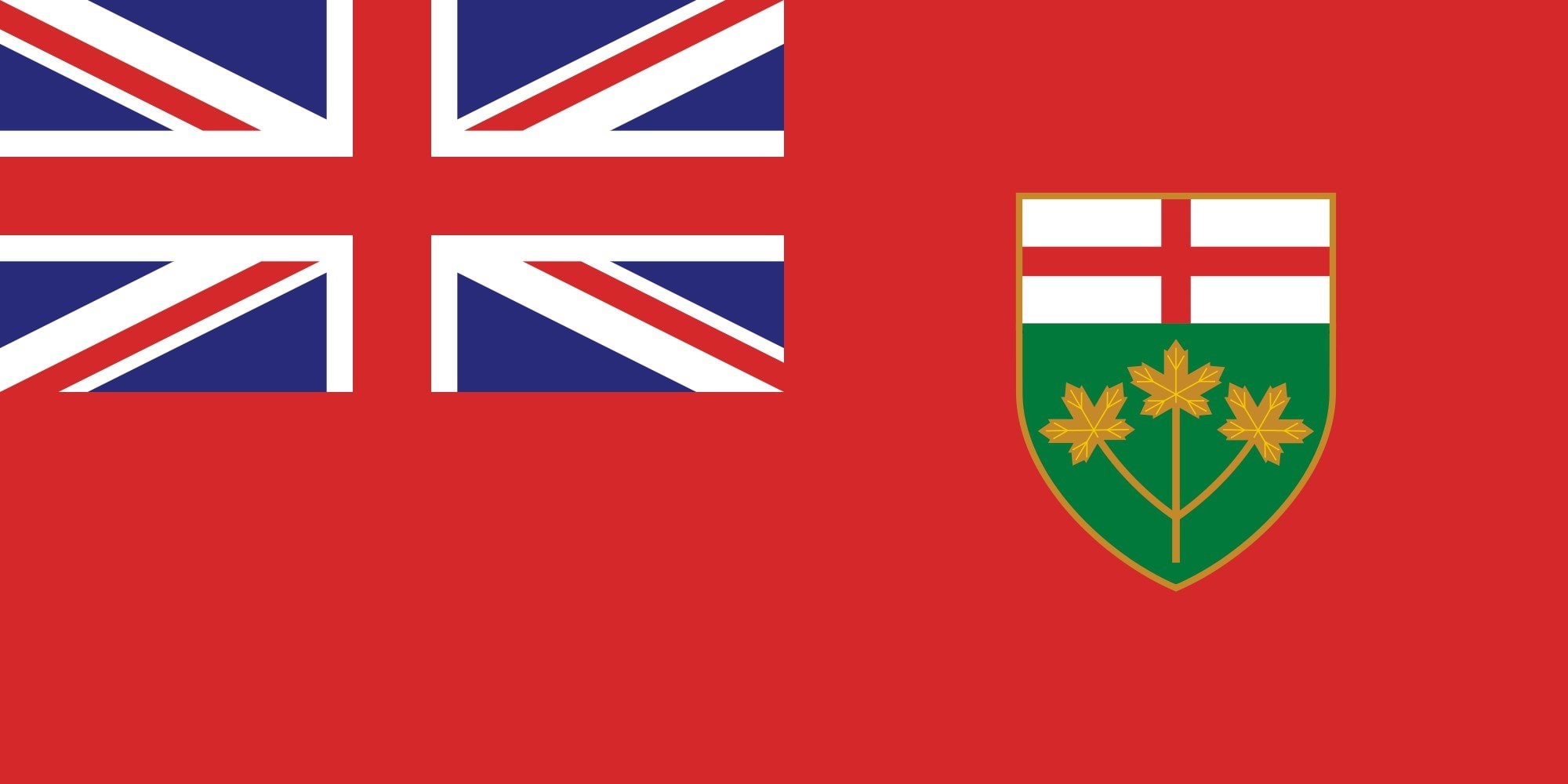 1080P, 2000px flag, ontario svg, HD Wallpaper
