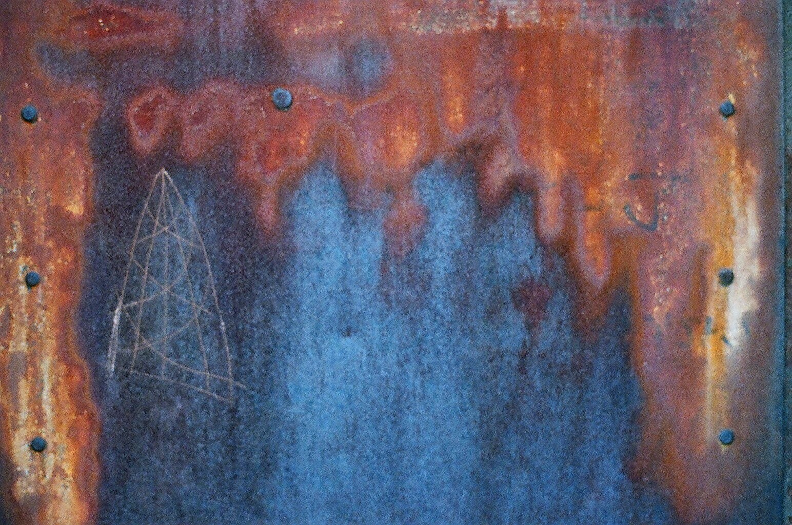 textured effect, weathered, architecture, backgrounds, close-up, old, colors, run-down, blue, decline, art, alloy, metal, wall - building feature, iron - metal, HD Wallpaper
