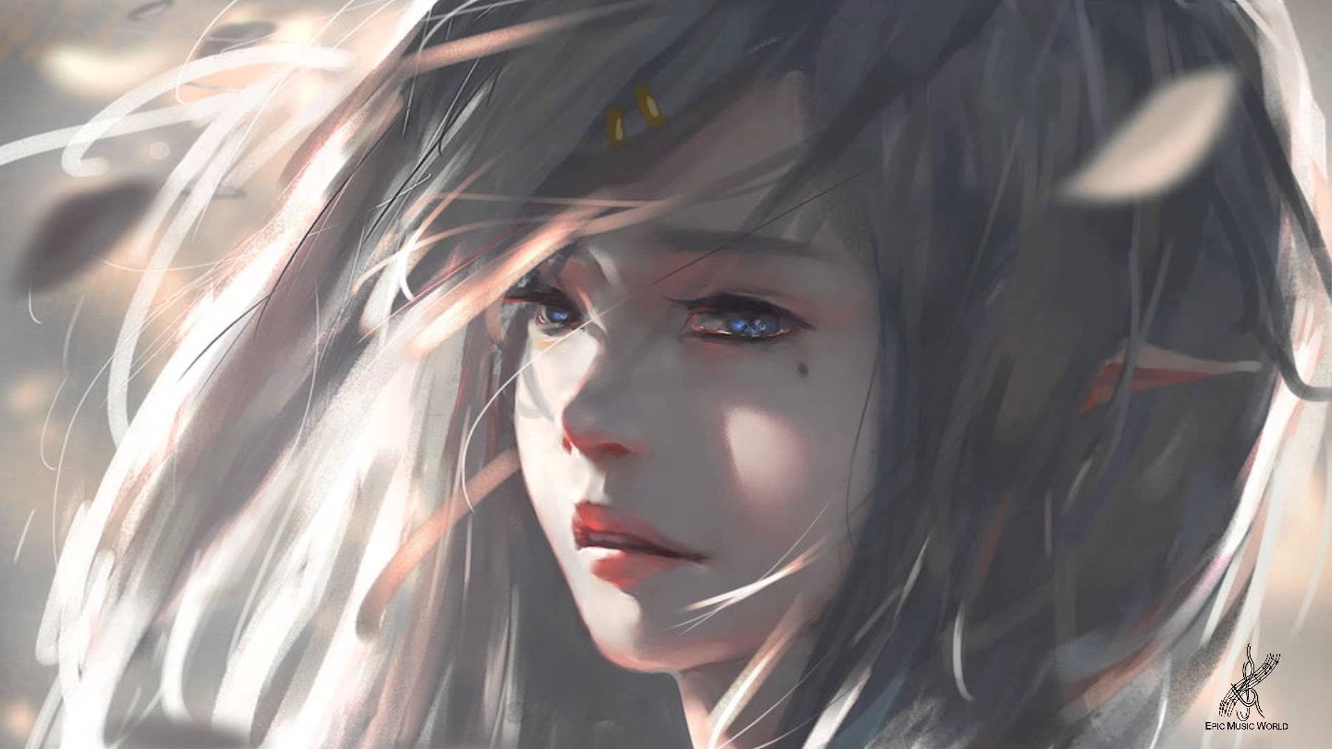 manga, ghost, comics, wlop, perfect, adventure, fantasy, blade, anime, 1080P, HD Wallpaper