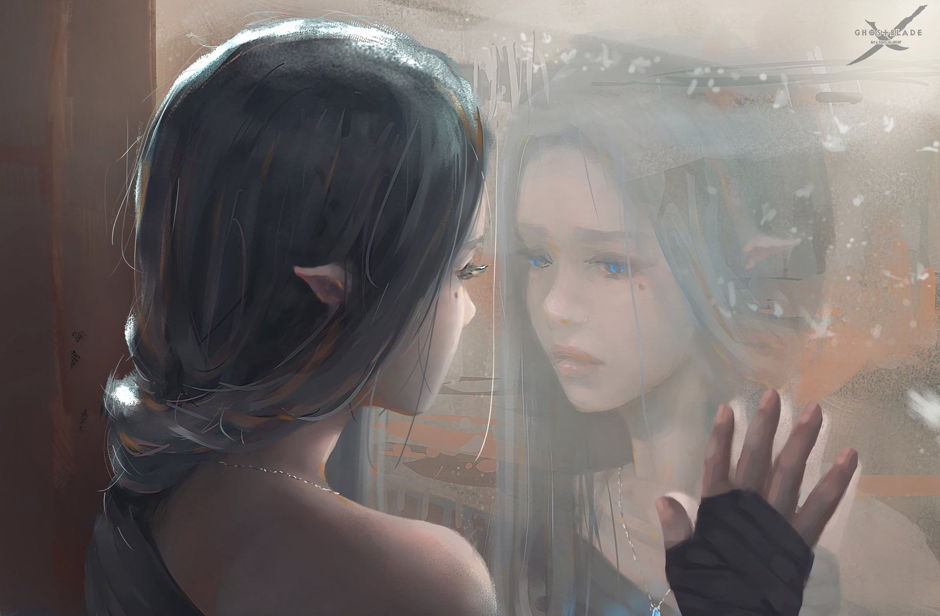 comics, wlop, anime, blade, 1080P, perfect, adventure, ghost, manga, fantasy, HD Wallpaper