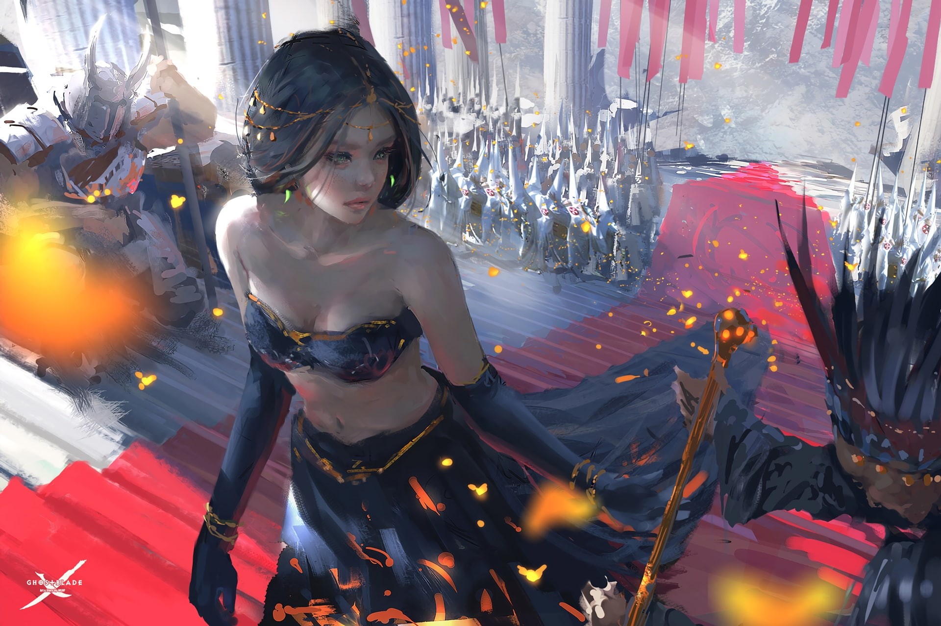1080P, adventure, anime, wlop, blade, fantasy, perfect, manga, comics, ghost, HD Wallpaper