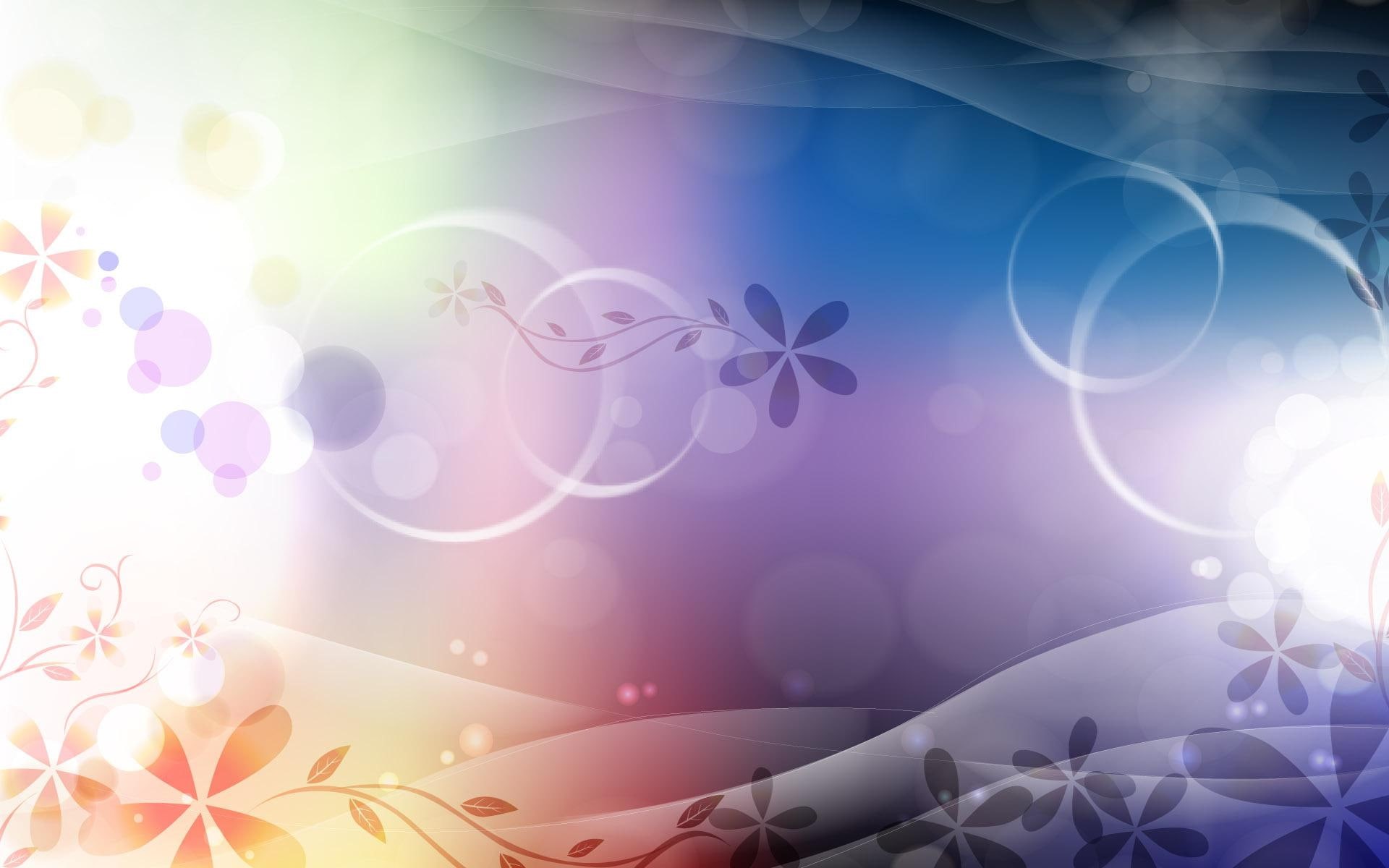 flowers, background, 3d and abstract, design, nice, abstract, textures, 1080P, rings, HD Wallpaper