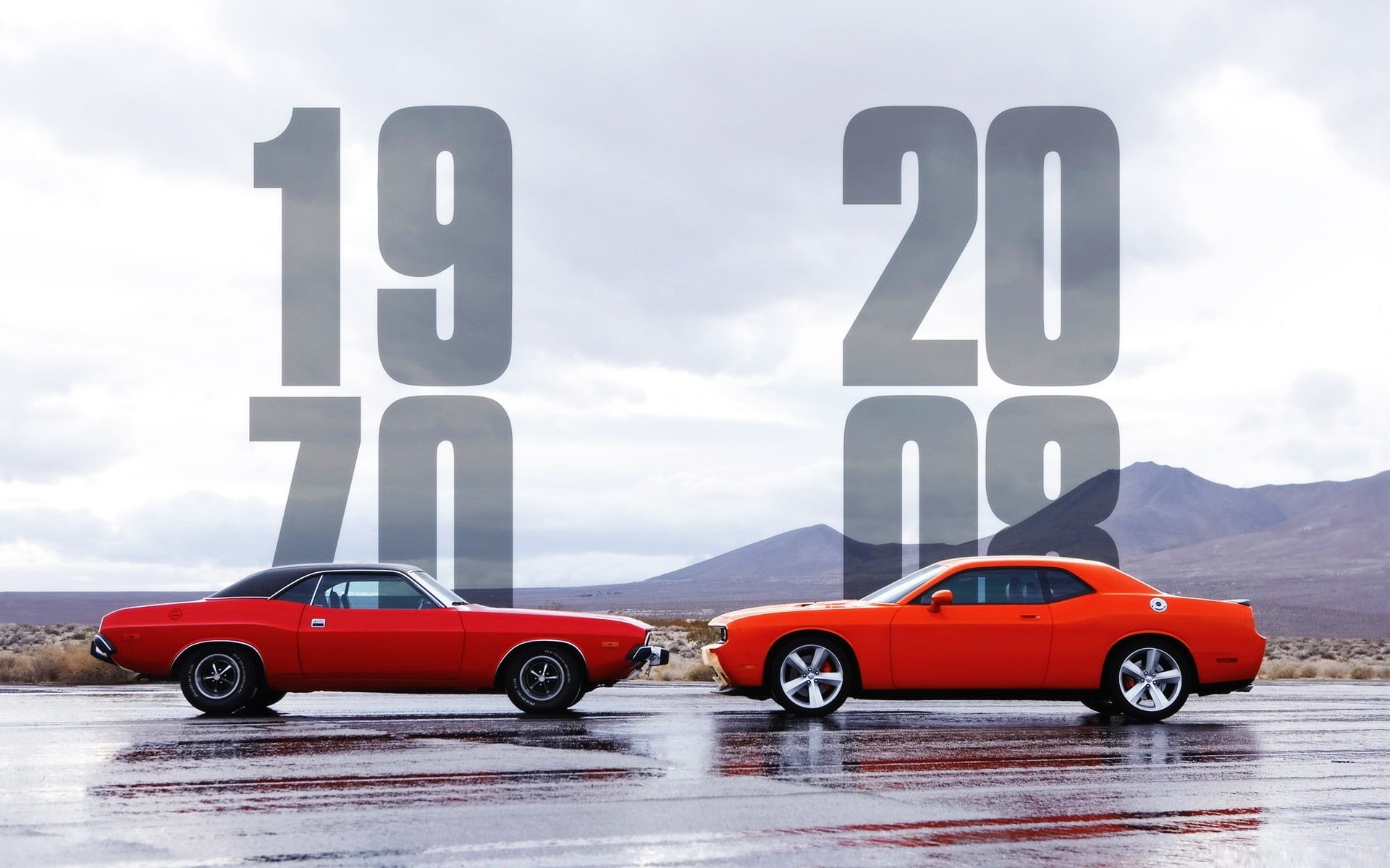 1080P, challenger, sport, cars, dodge, old, vintage, new, HD Wallpaper
