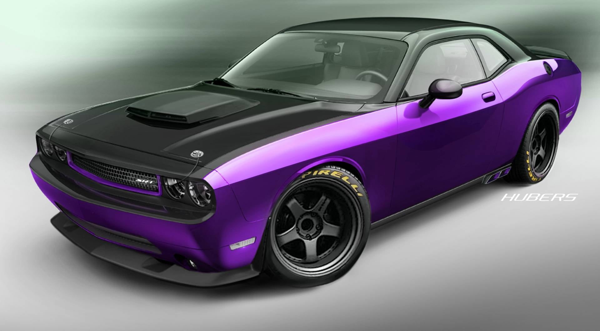 dodge, car, jeff, srt, project, challenger, ultraviolet, dunham, 1080P, HD Wallpaper