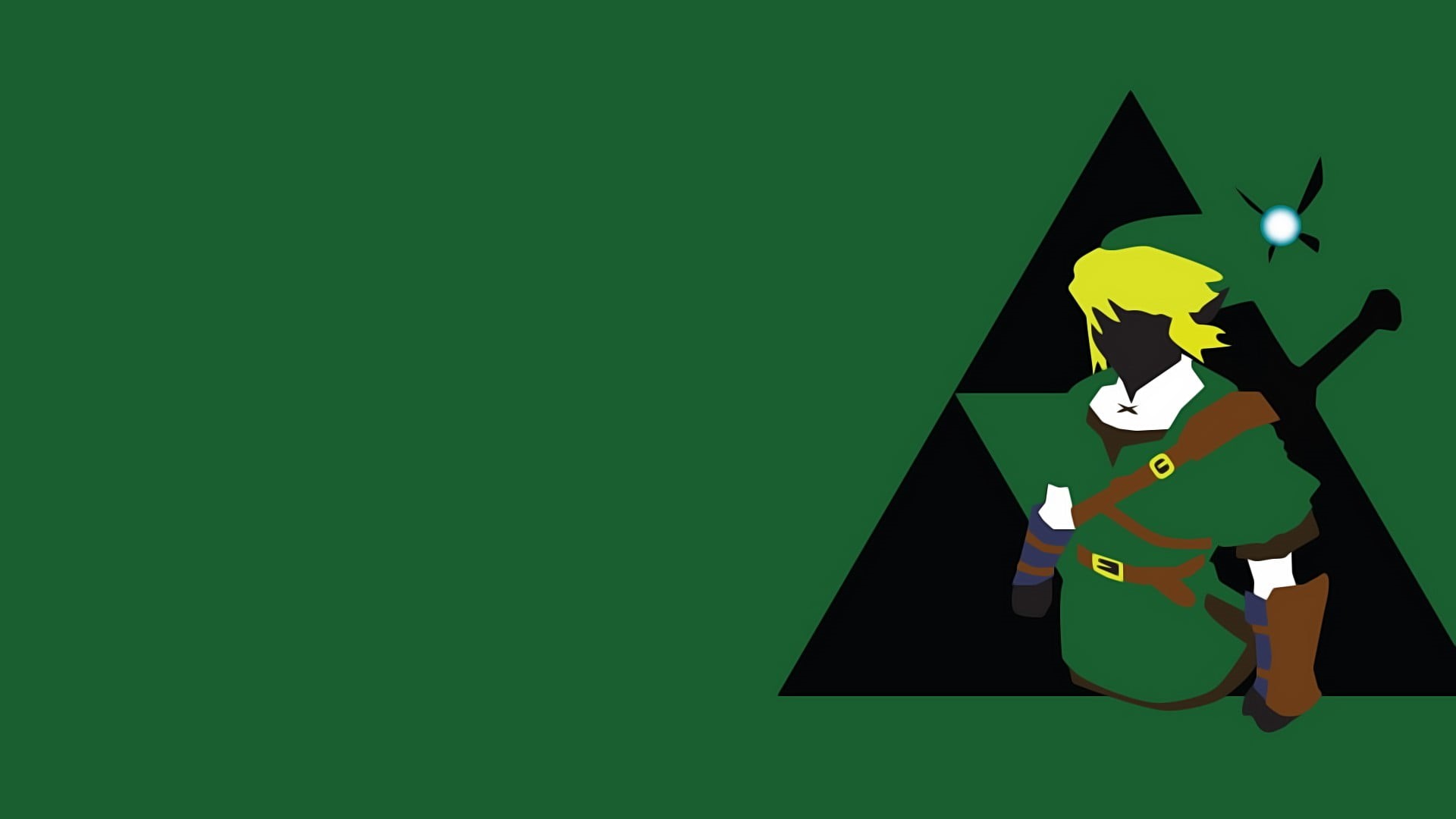 copy space, anime, paper, creativity, 1080P, yellow, Link, character, no people, representation, male, studio shot, green background, colored background, HD Wallpaper