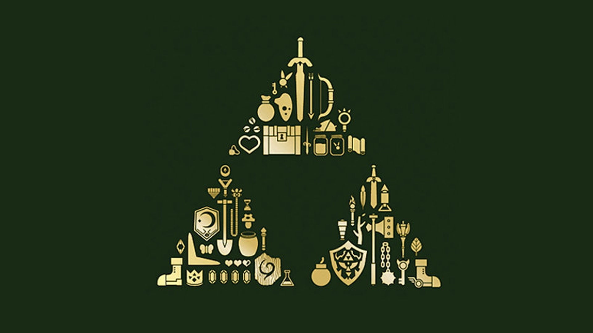 legend, video, zelda, hd, The Legend of Zelda, art, 1080P, x, Triforce, games, HD Wallpaper