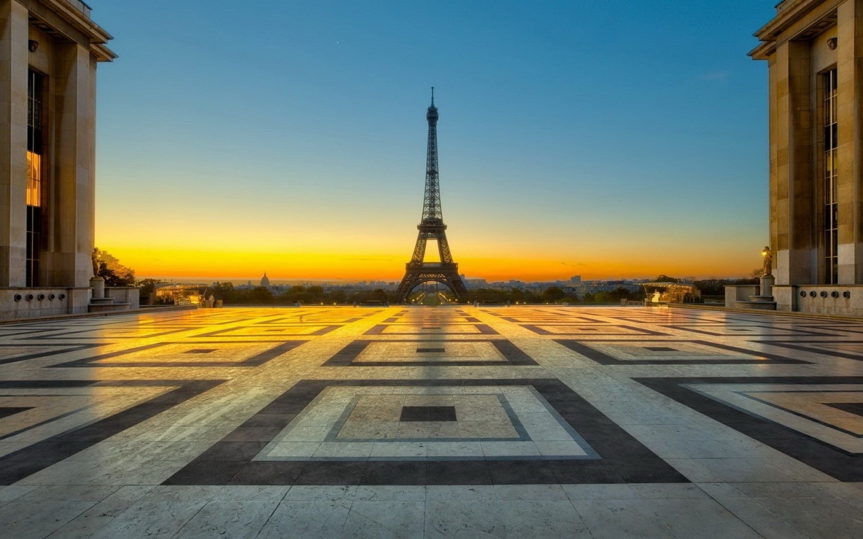 la tour eiffel, city, cityscape, france, 720P, paris, HD Wallpaper