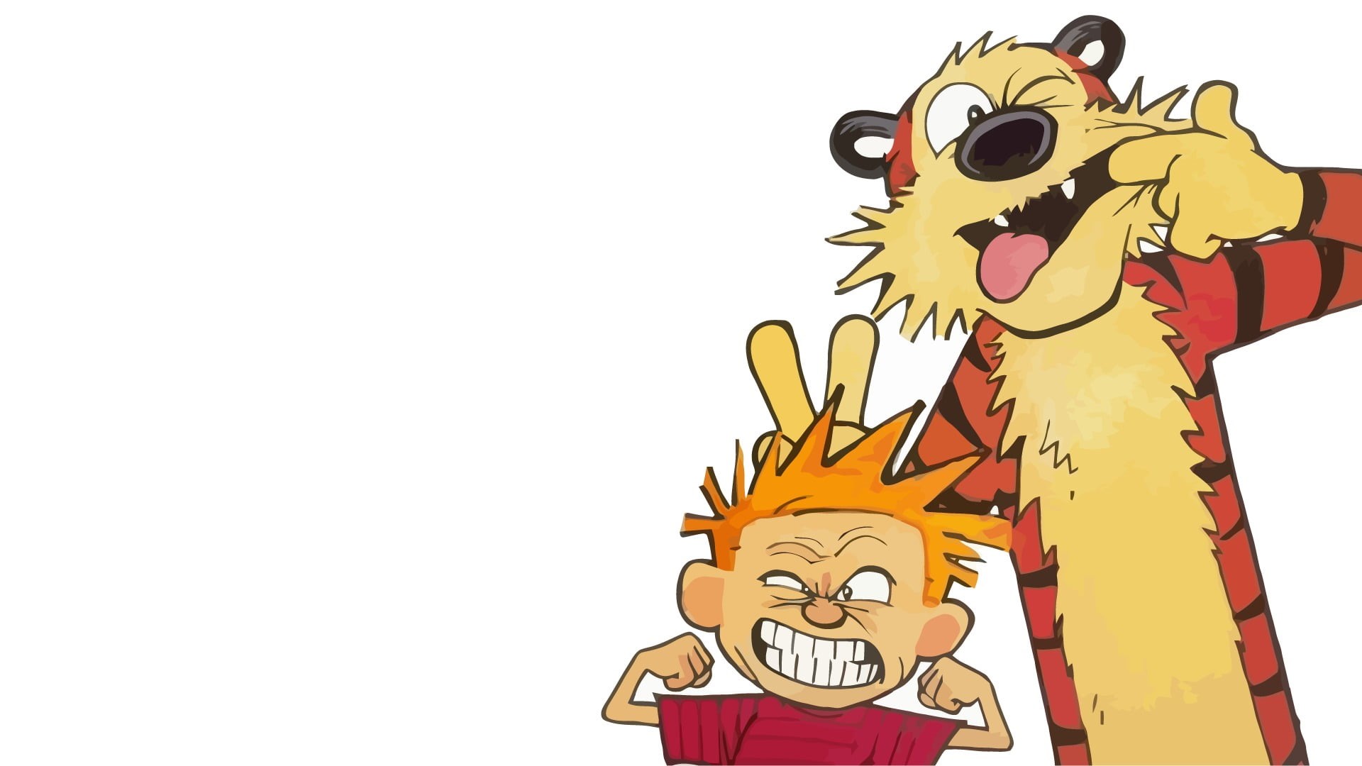 sculpture, boy, Bill Watterson, sky, 1080P, comics, copy space, celebration, art and craft, tiger, one person, craft, human representation, male likeness, HD Wallpaper
