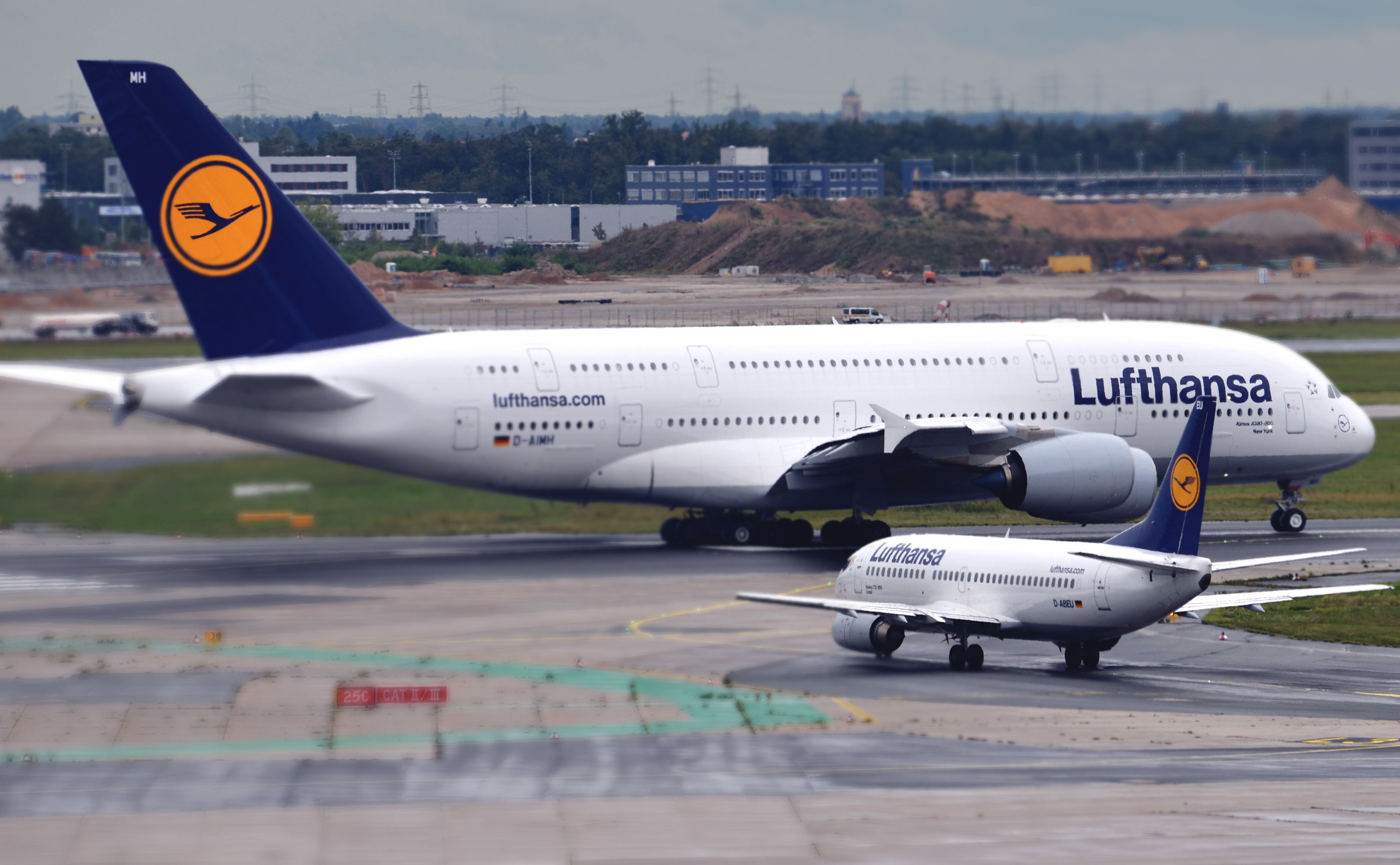 Airbus, airplane, business Travel, A380, Runway, tourism, travel Destinations, commercial Airplane, no people, europe, mode of transportation, aerospace Industry, HD Wallpaper